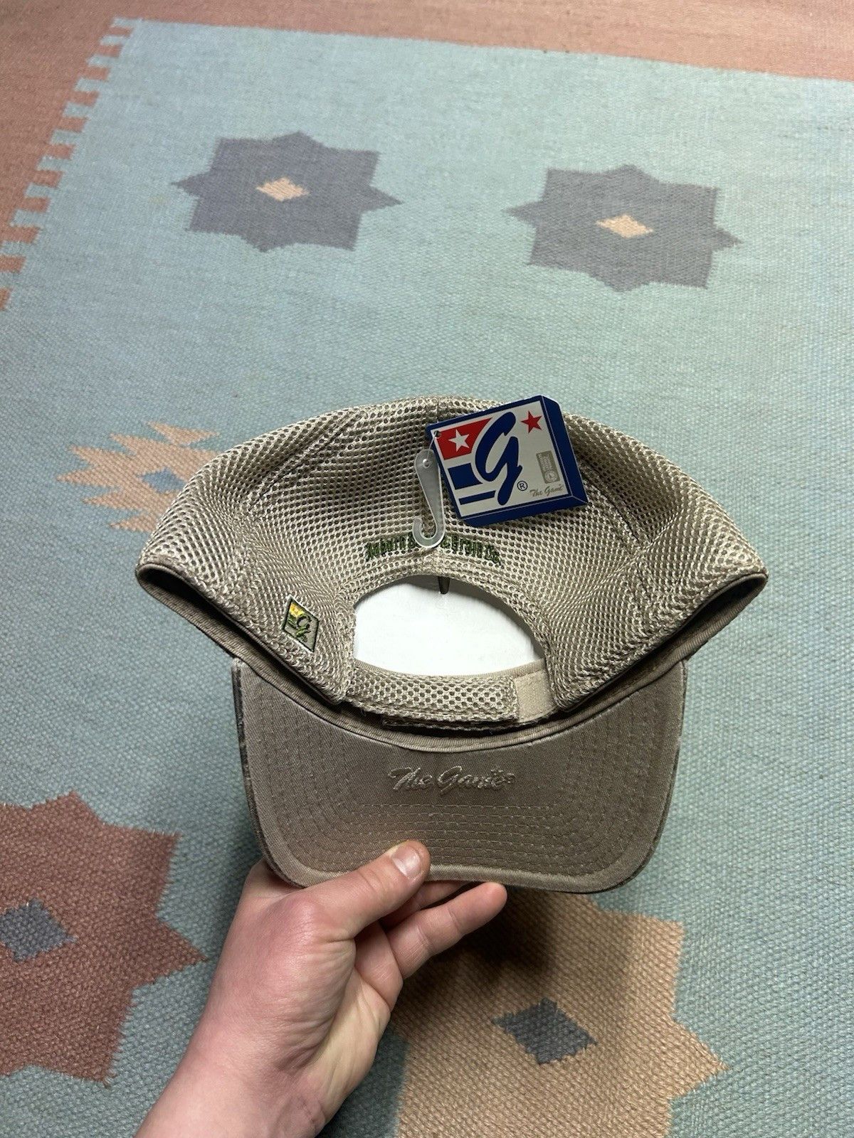 The Game Auburn bean & grain strapback hat camo NWT DEADSTOCK farm Size ONE SIZE - 4 Thumbnail