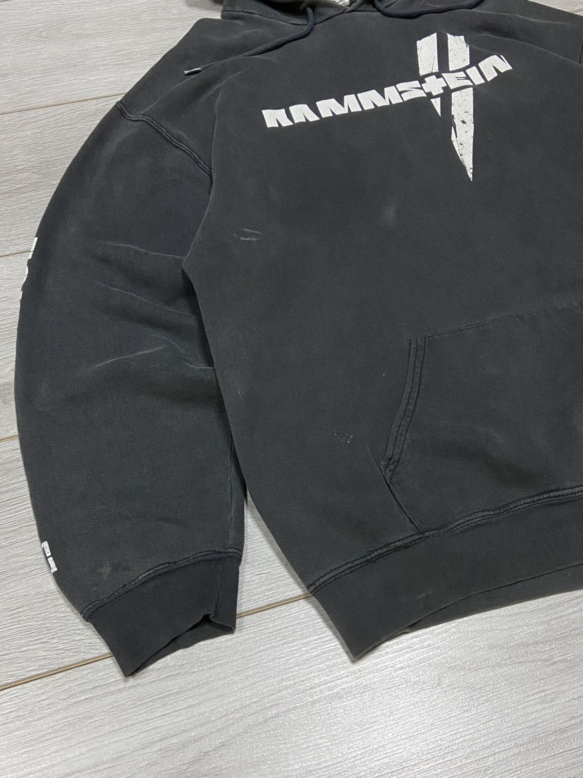 Vintage Vintage Rammstein Reise Reise Distressed Hoodie Size US XL / EU 56 / 4 - 6 Thumbnail