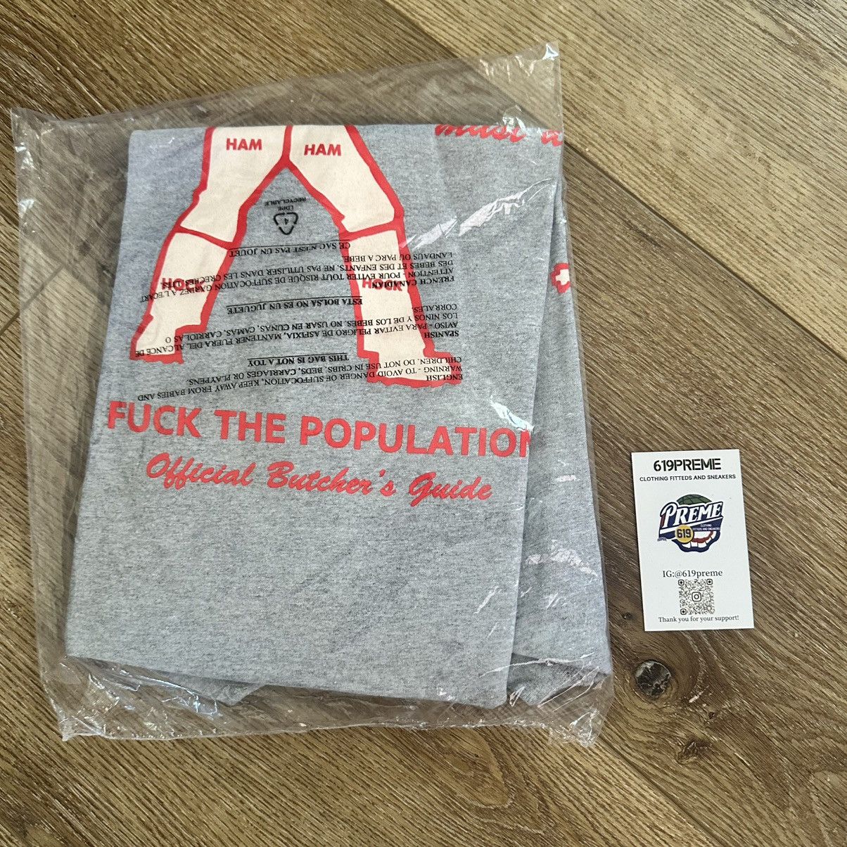 Fuck The Population FTP swine tee Heather Gray L Size US L / EU 52-54 / 3 - 2 Thumbnail