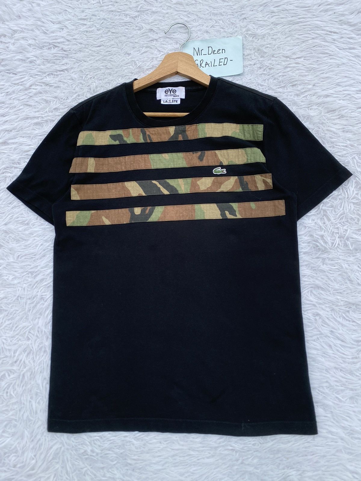 Junya Watanabe × Lacoste Rare AD2006 Lacoste x CDG Junya Watanabe Camo Tshirt Size US M / EU 48-50 / 2 - 4 Thumbnail