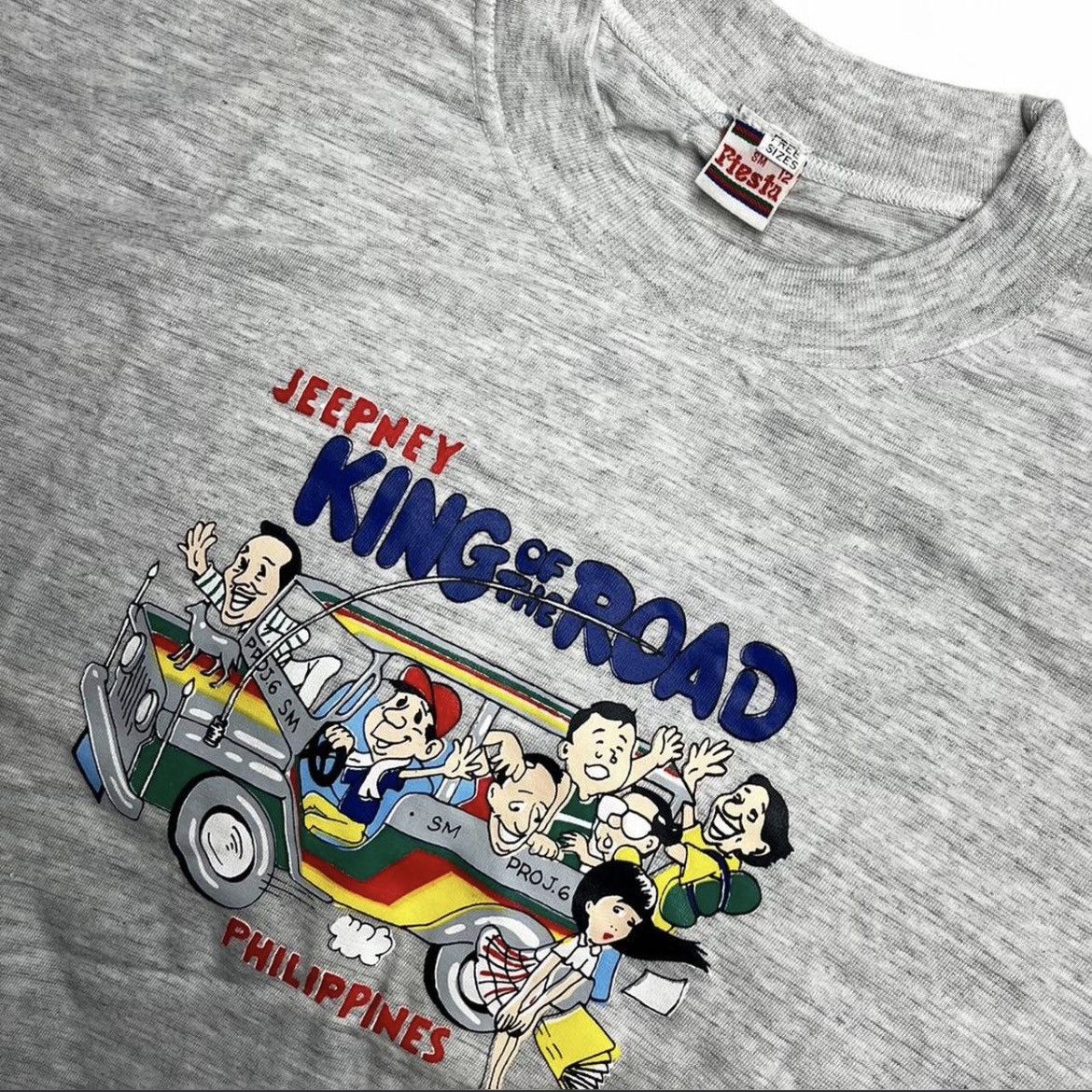 Other Vtg 90s Philippines JEEPNEY King of the Road T-Shirt Large Size US L / EU 52-54 / 3 - 1 Thumbnail