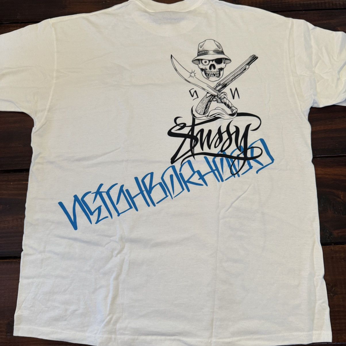 Neighborhood × Stussy Vintage Stussy x Neighborhood Boneyards Tee Shirt Size US XL / EU 56 / 4 - 3 Thumbnail