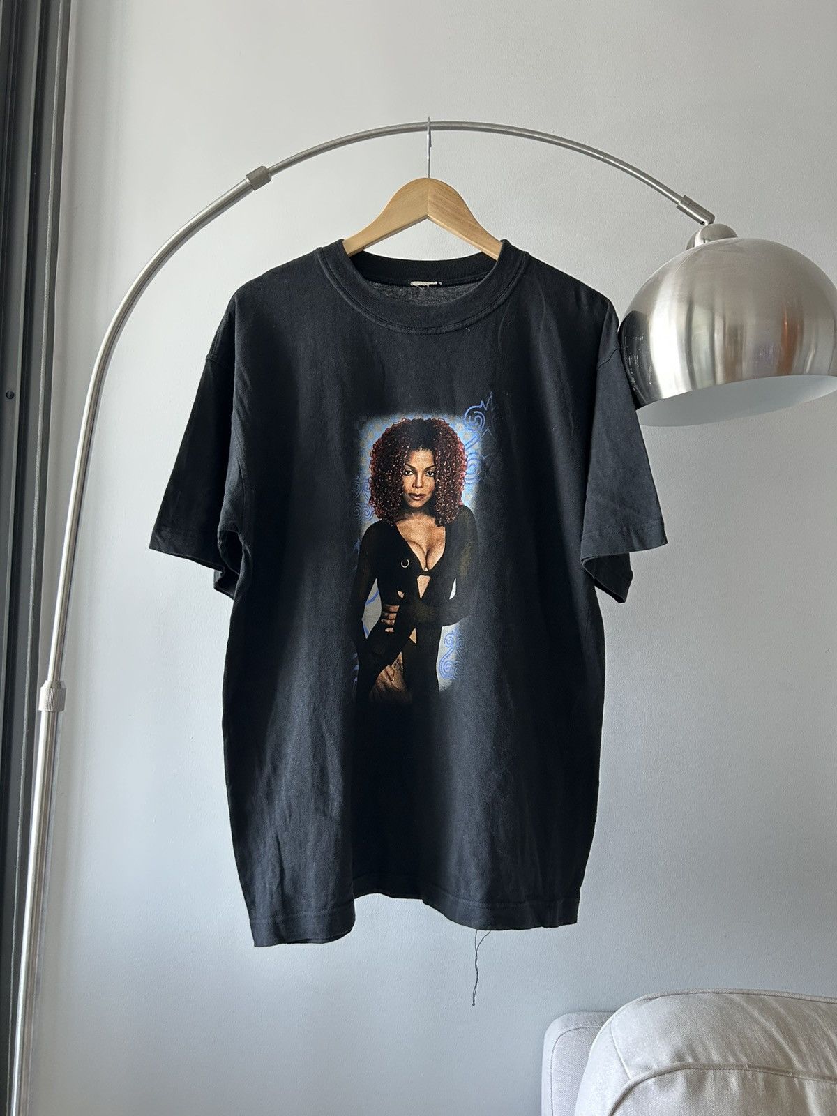 Vintage Janet Jackson Vintage T Shirt 90s Size US L / EU 52-54 / 3 - 1 Thumbnail