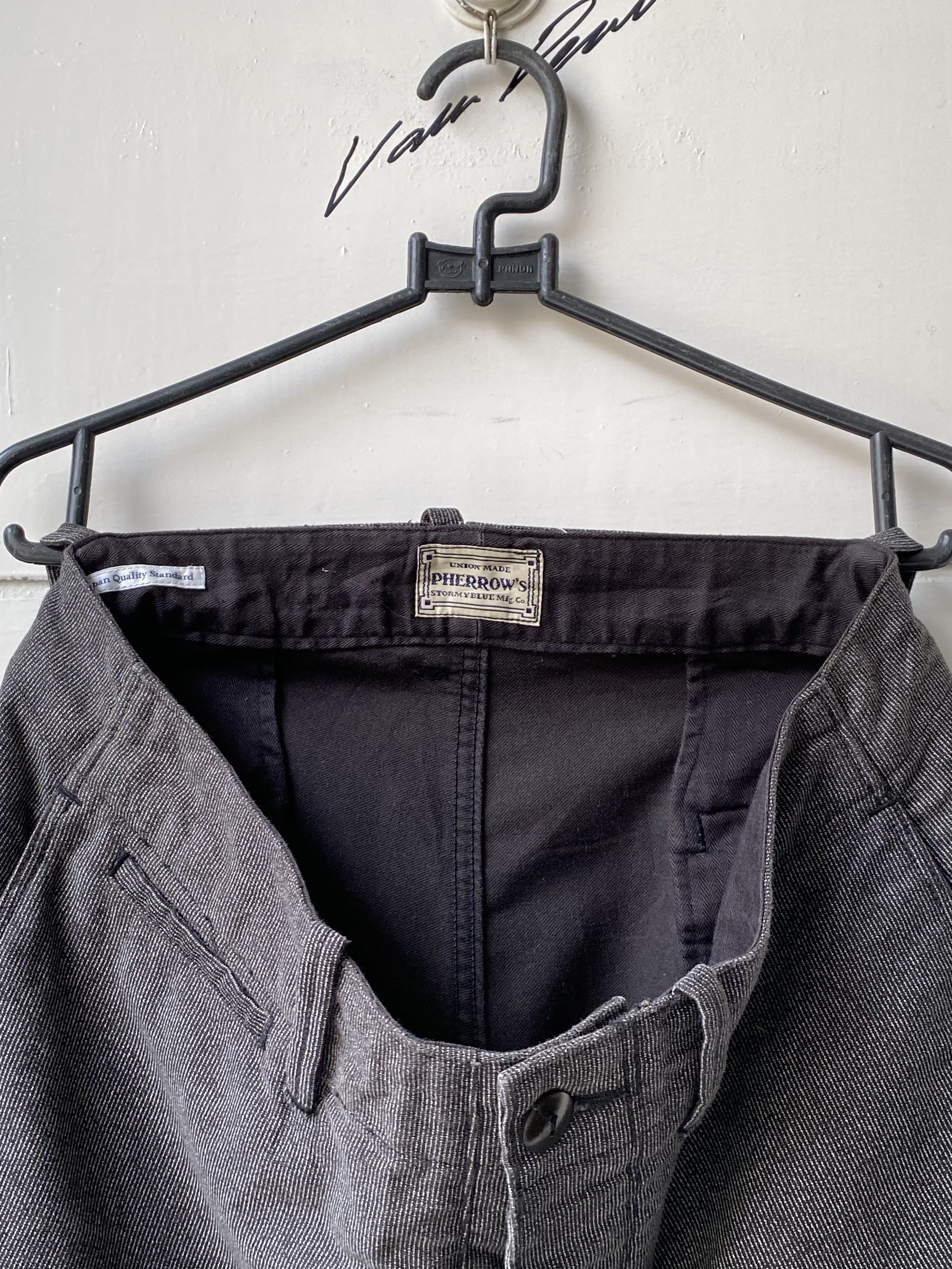 Pherrow's PHERROW’S Stormy Blue Mfg.Co Grey Pants Size US 30 / EU 46 - 3 Thumbnail