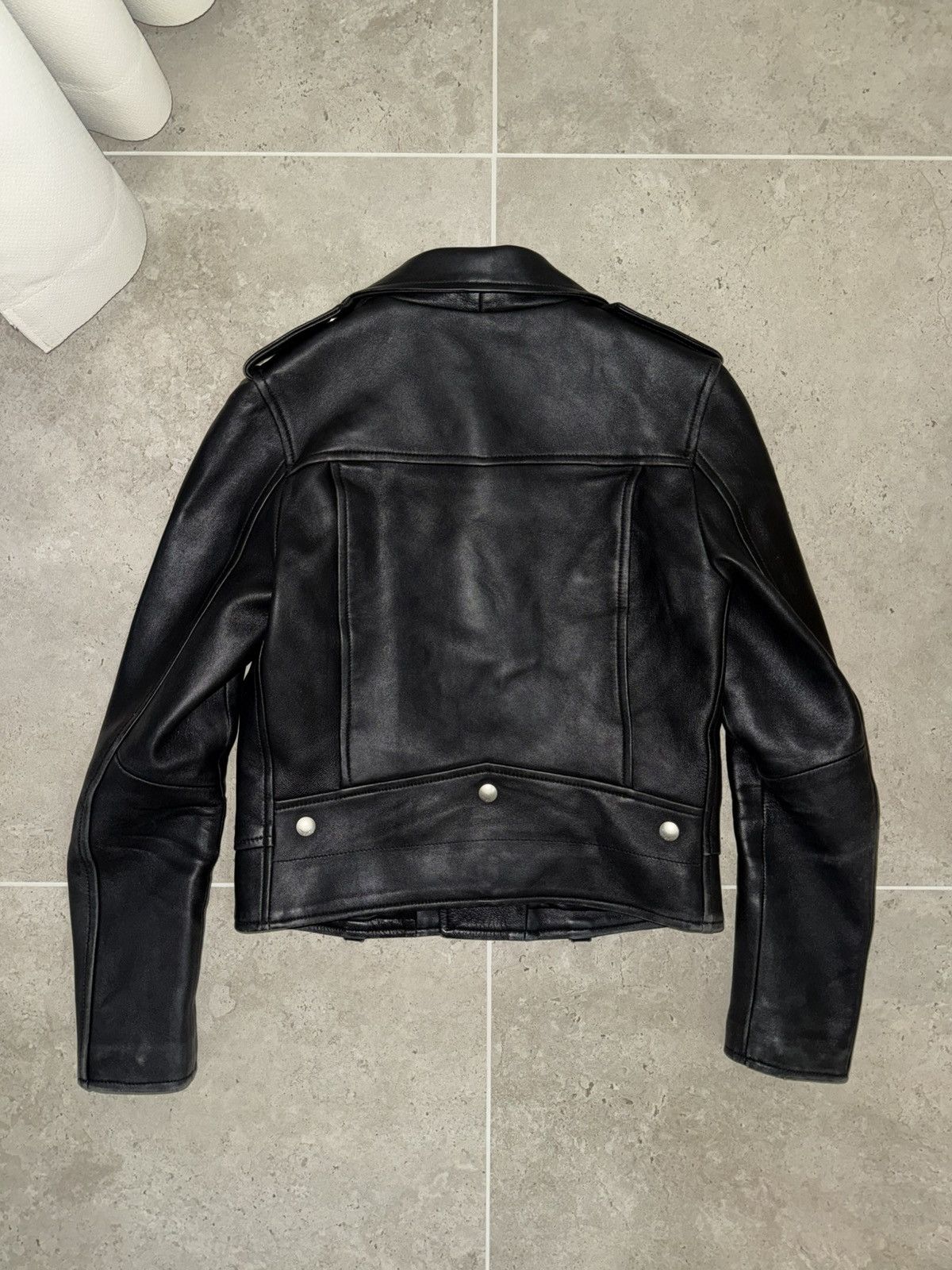 Saint Laurent Paris Saint Laurent L01 Moto Leather Jacket Size S / US 4 / IT 40 - 2 Thumbnail