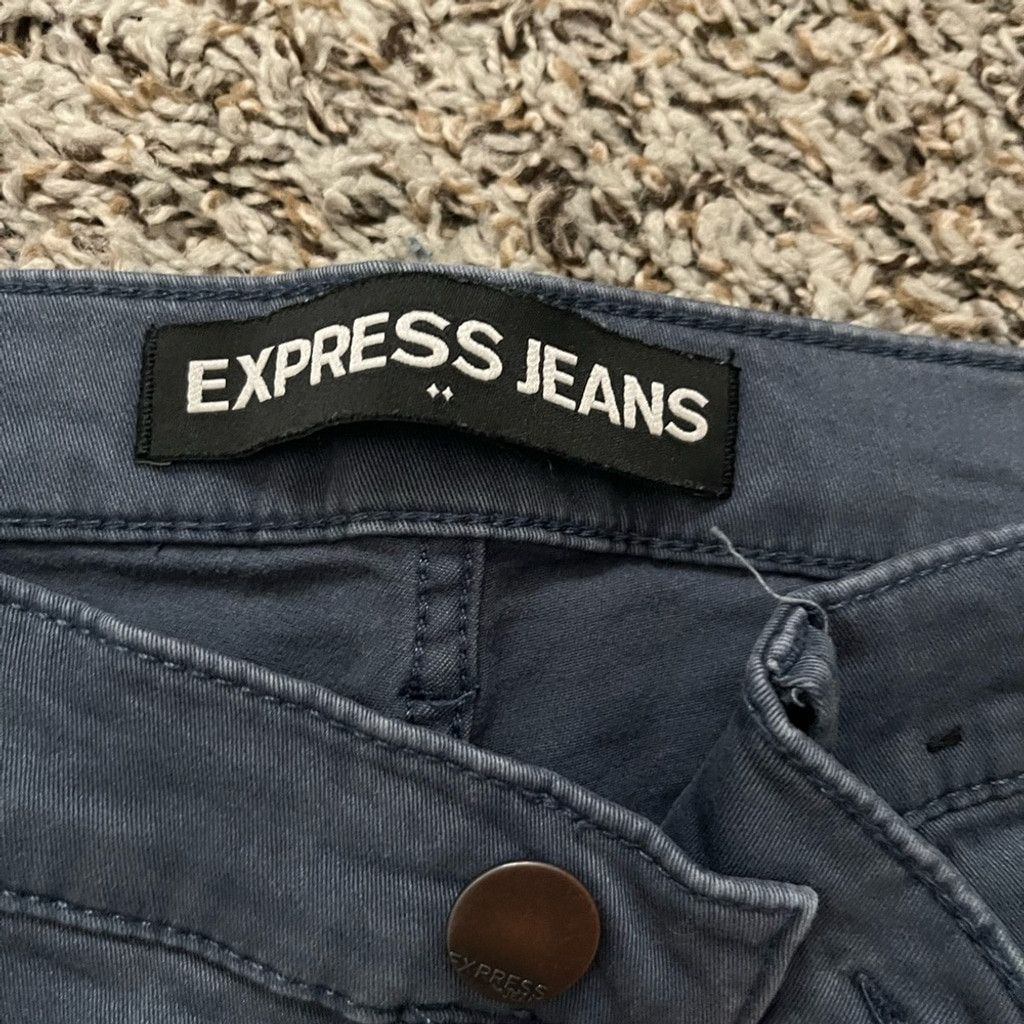 Express Express Blue Jean Pants Size 30" / US 8 / IT 44 - 4 Thumbnail
