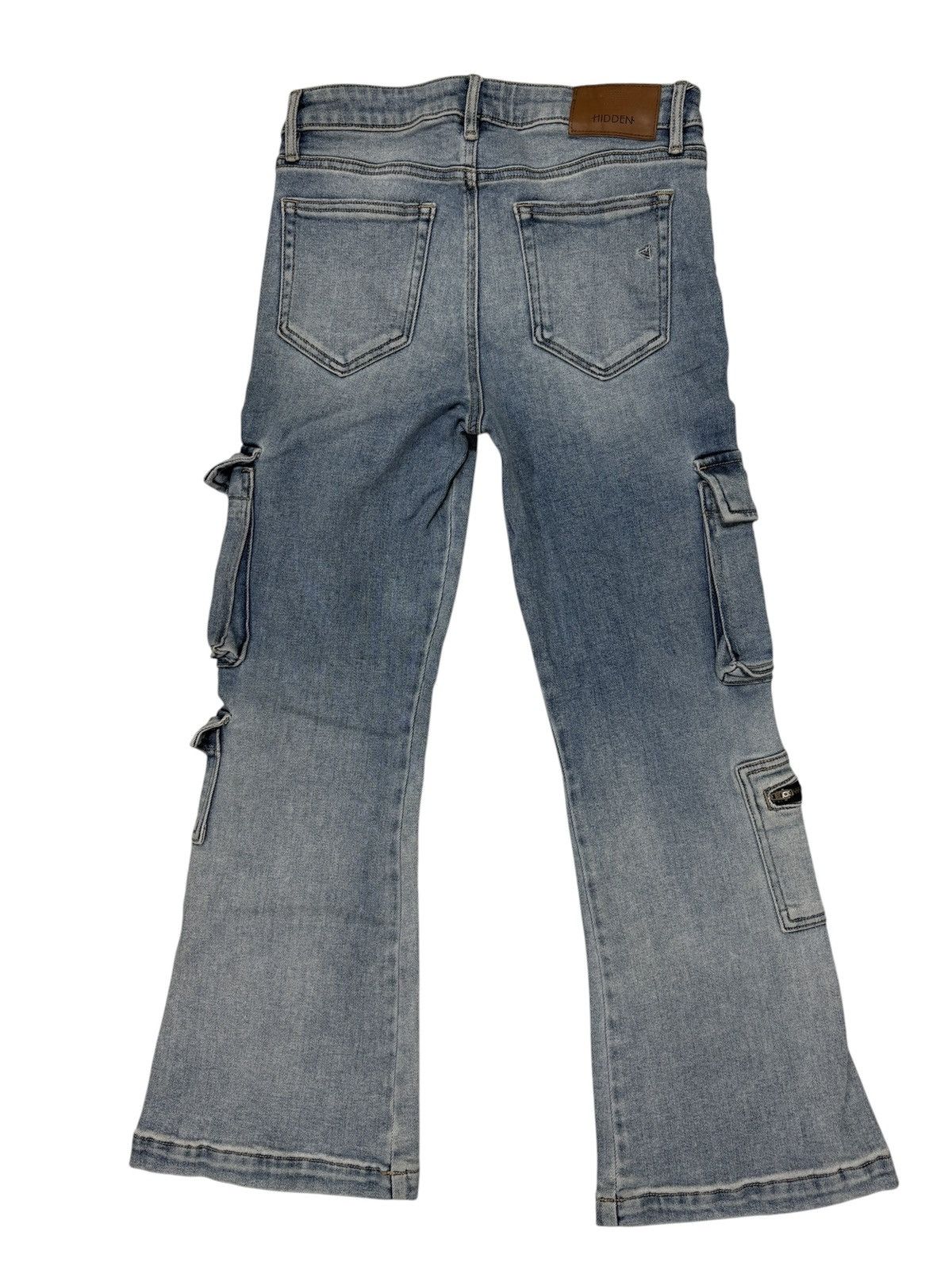 HIDDEN Hidden multi pocket cargo jeans bootcut Size 28" / US 6 / IT 42 - 3 Thumbnail