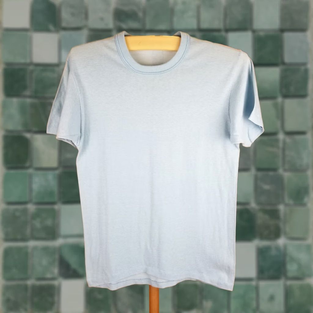 Vintage VINTAGE BLANK UNBRANDED SKY BLUE SINGLE STITCH T-SHIRT SZ MEDIUM Size US M / EU 48-50 / 2 - 1 Thumbnail