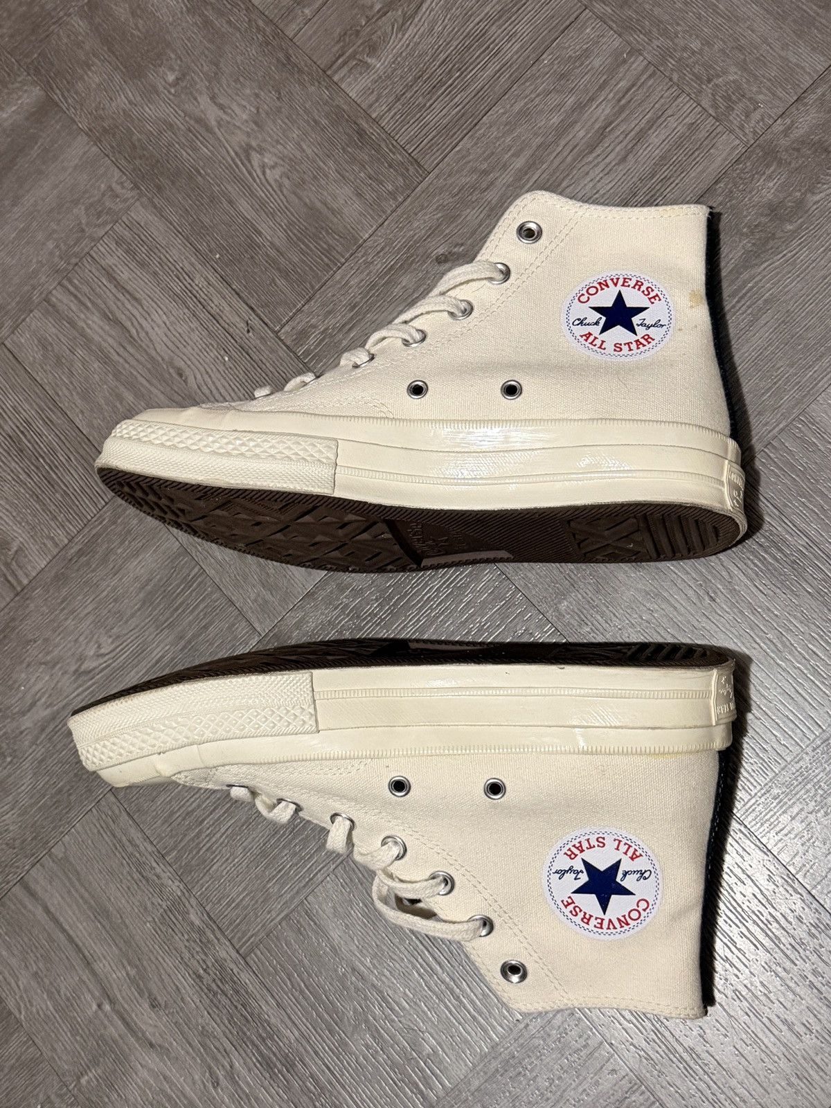 CDG by Comme des Garcons CdG PLAY x Converse Chuck Taylor Size US 6 / EU 39 - 3 Thumbnail