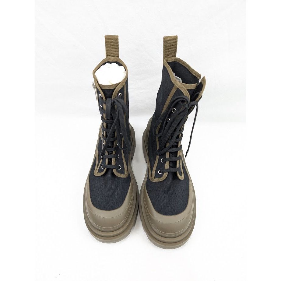 Bottega Veneta o1rshd1 Canvas Fabric Boots in Black Size US 9 / EU 42 - 17 Thumbnail