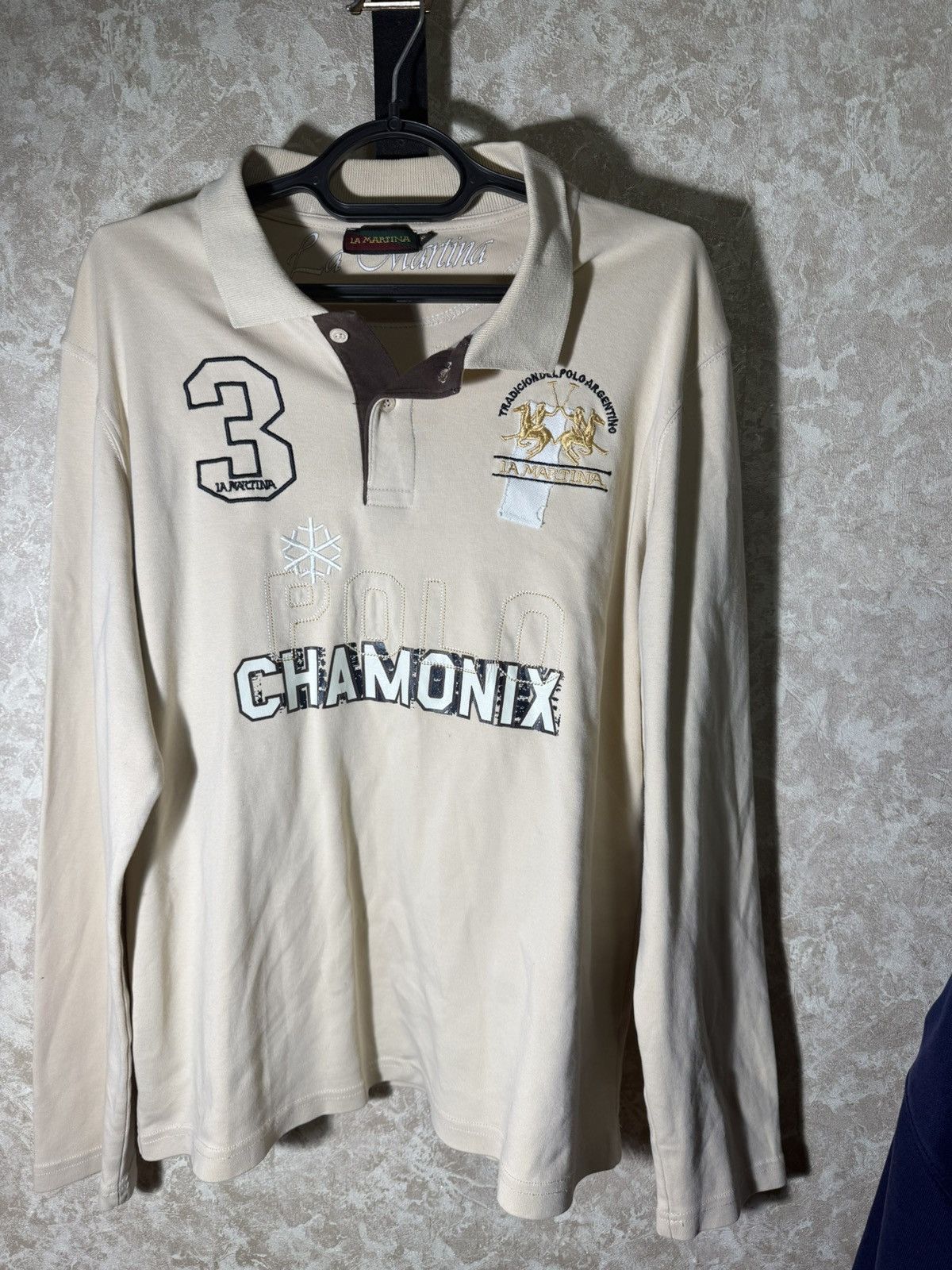 La Martina × Vintage Mens La Martina Long Sleeve Button Down shirt Size US XL / EU 56 / 4 - 1 Thumbnail