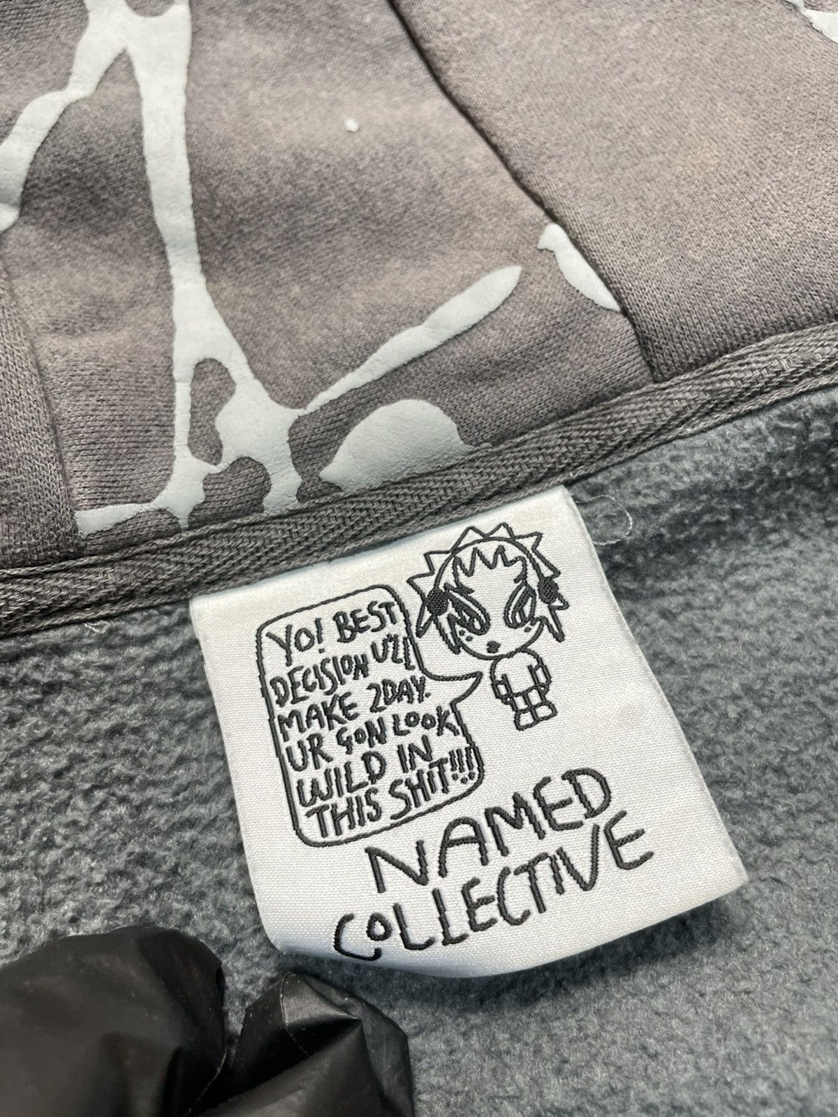 Japanese Brand Named Collective Wkshp Y2K Oversized Charcoal Zip Hoodie S/M Size US M / EU 48-50 / 2 - 10 Thumbnail