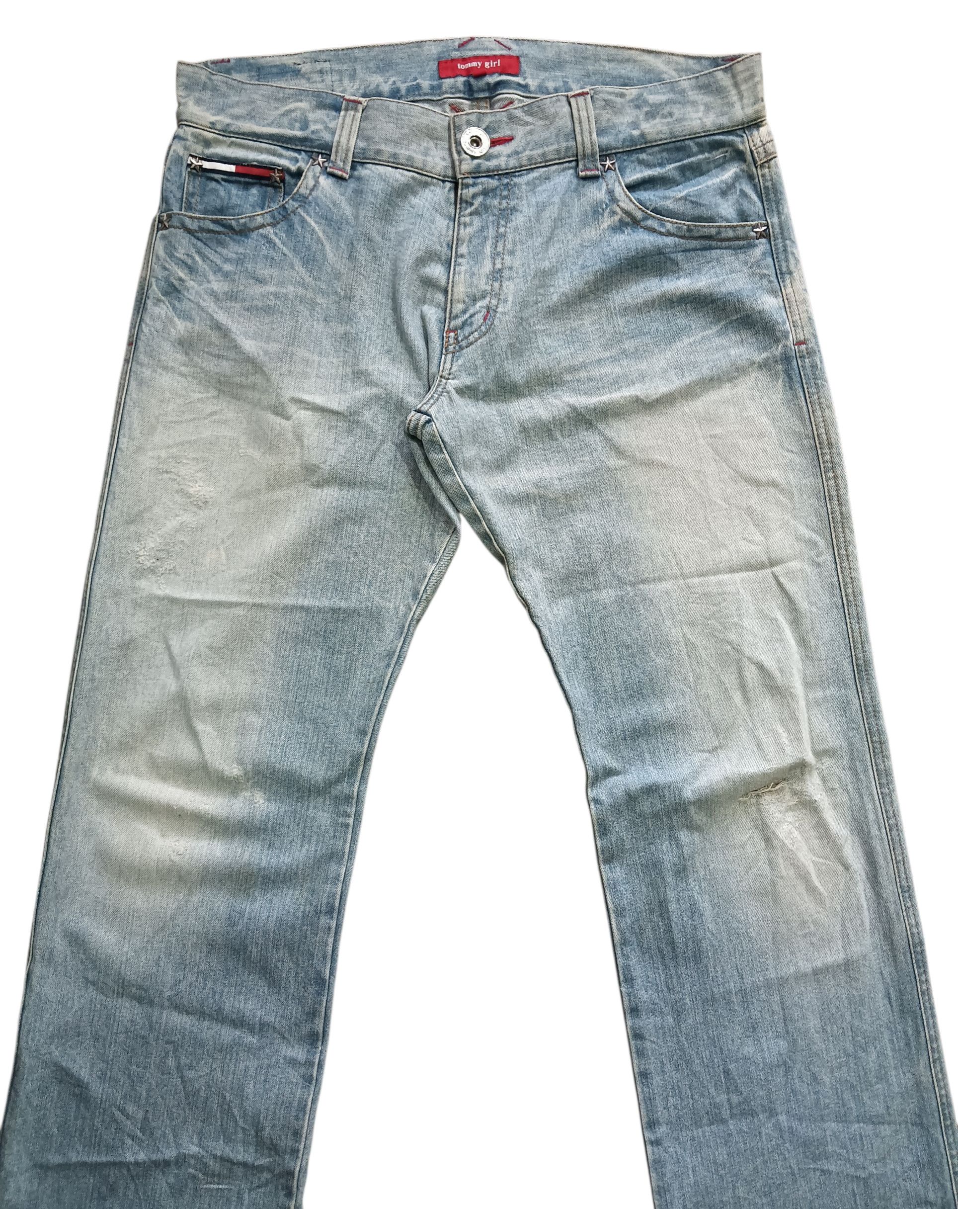 Other TOMMY GIRL DISTRESSED JEANS Size 35" - 10 Thumbnail
