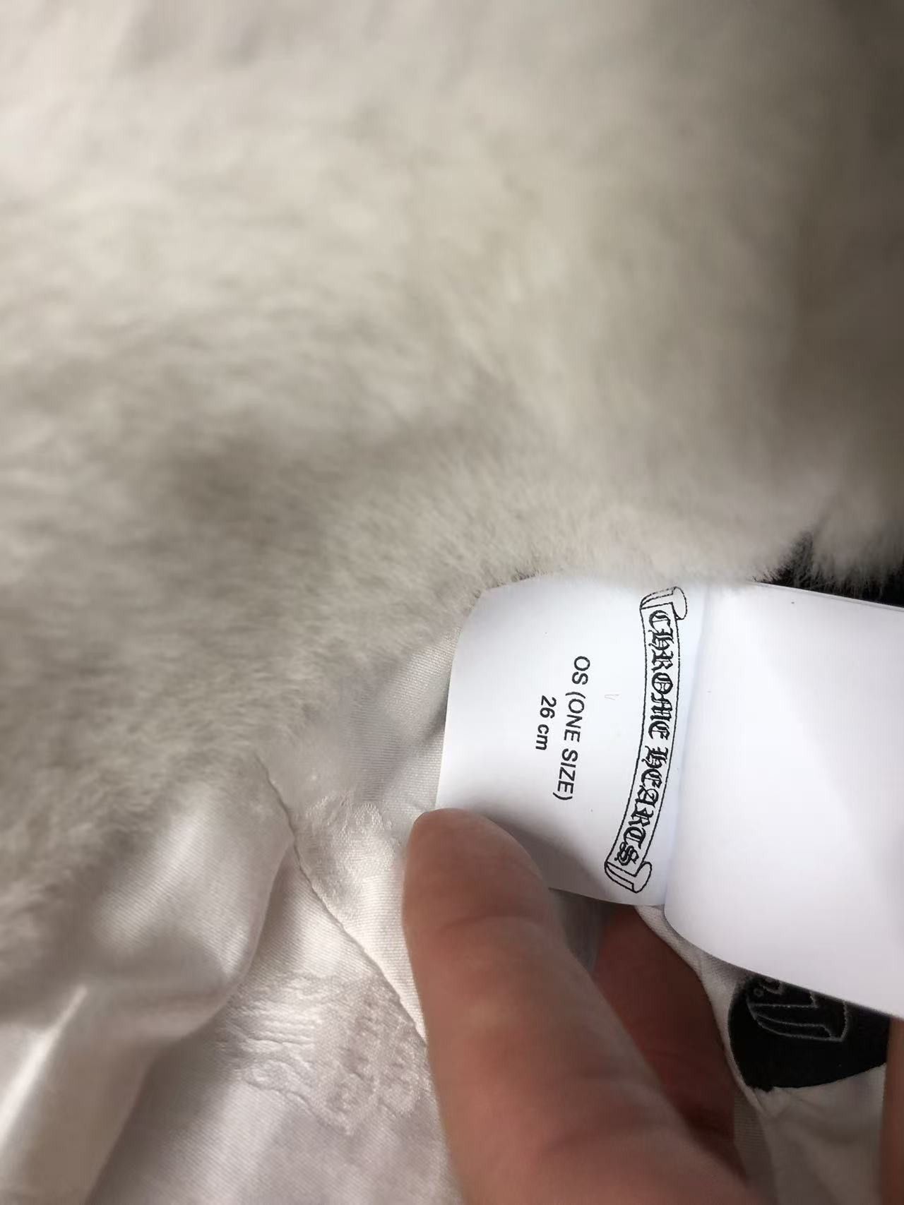 Chrome Hearts Chrome Hearts Silver Button White Fur Hat With Ear Flaps Size ONE SIZE - 14 Thumbnail