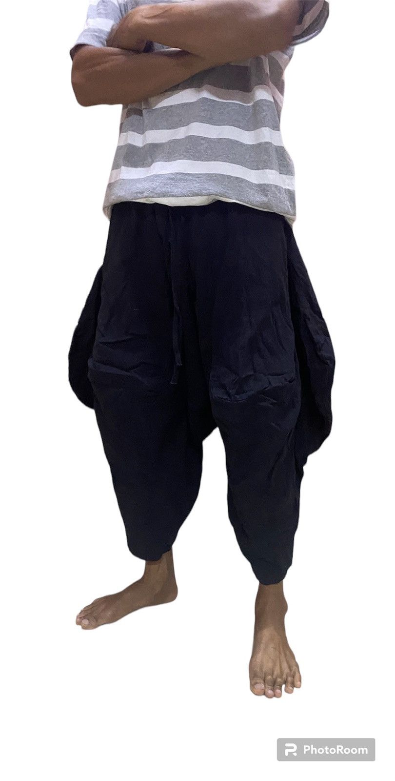 Japanese Brand Yohji Yamamoto Inspired Hakama Balloon Pants Size 27-34 Size US 34 / EU 50 - 14 Thumbnail