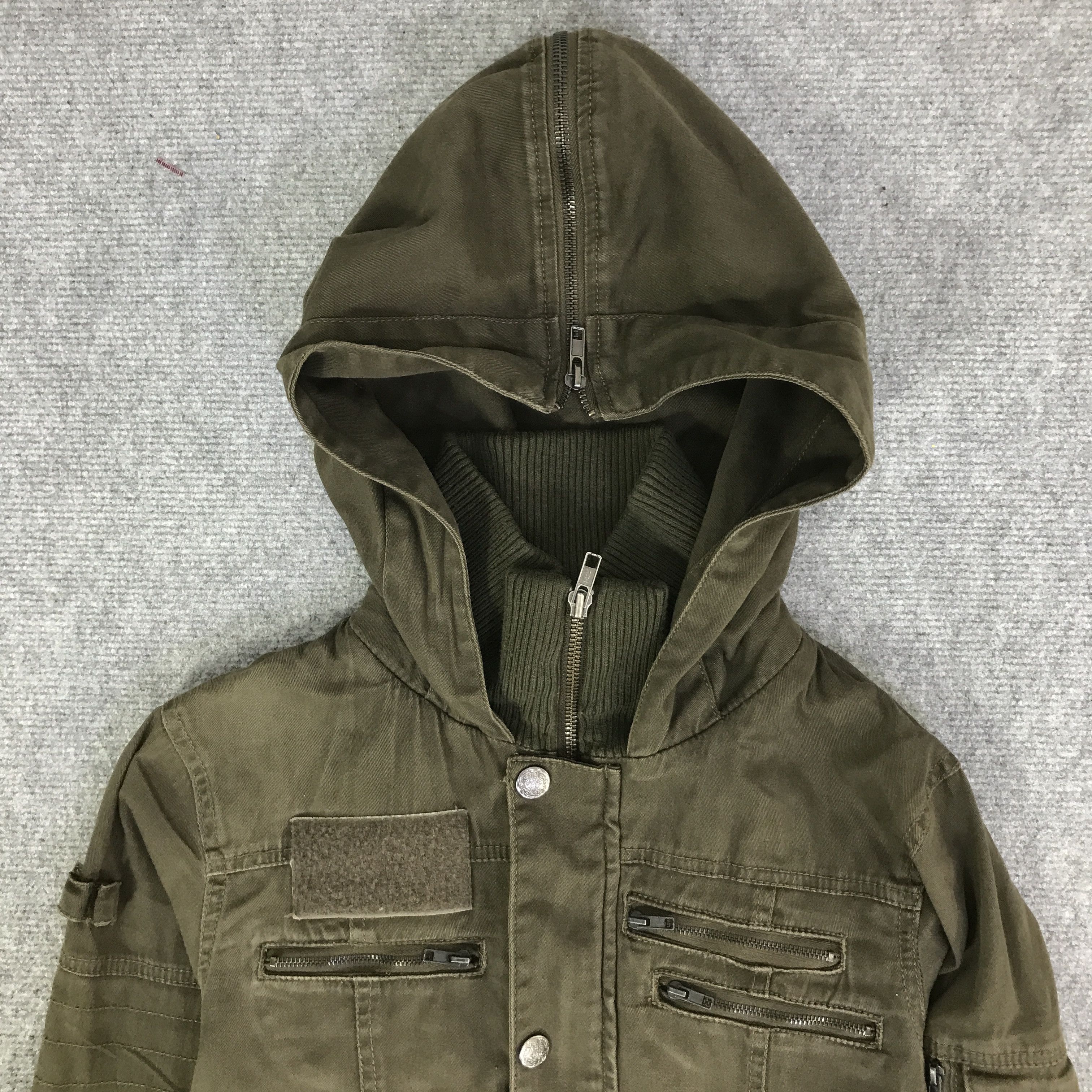 Japanese Brand DURER FIT PUNK HOODIES STYLR JACKET K108B12 Size US S / EU 44-46 / 1 - 2 Thumbnail