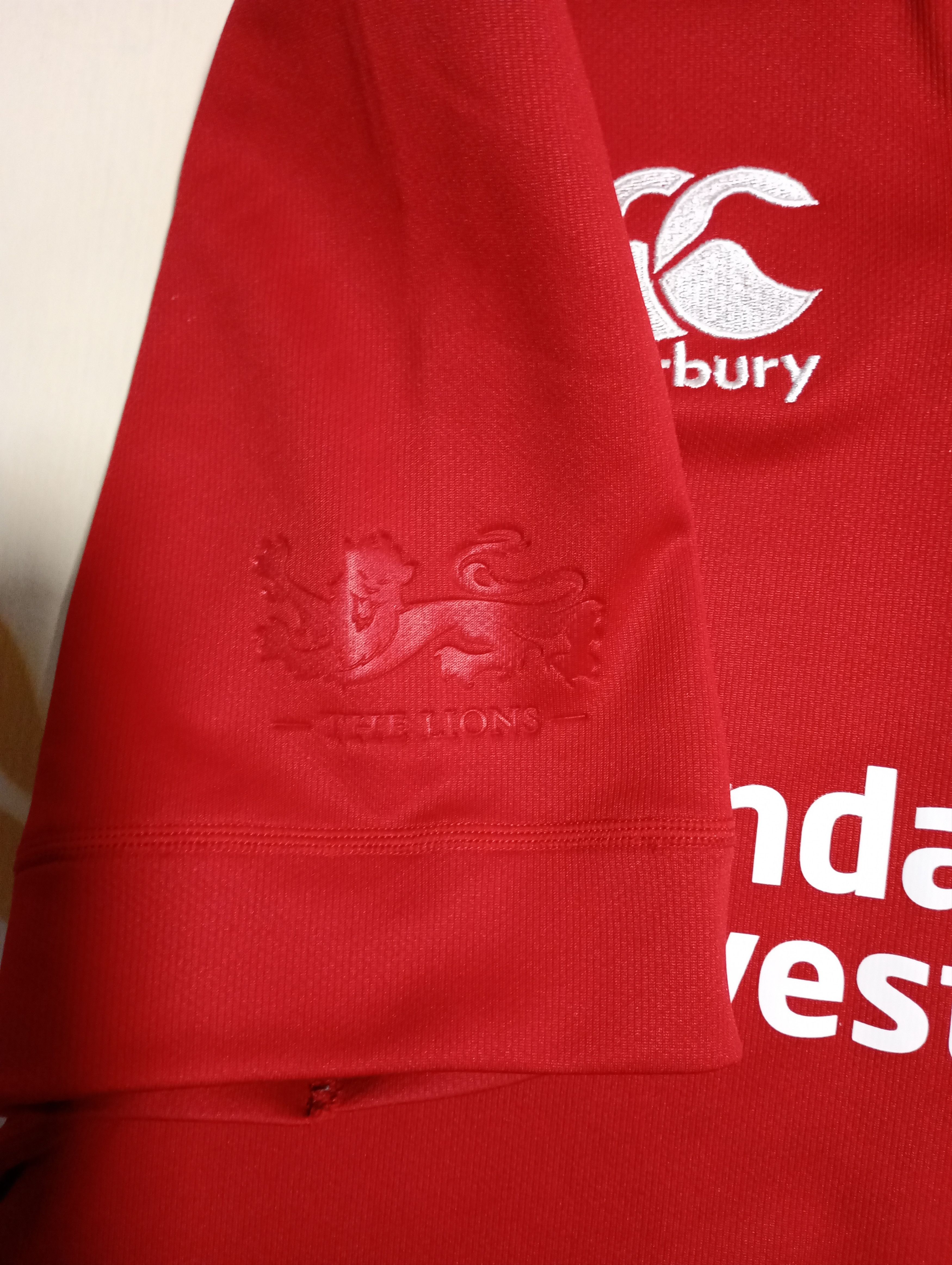 Canterbury of New Zealand British and Irish Lions 2017 Home Rugby Shirt Canterbury Size US M / EU 48-50 / 2 - 11 Thumbnail