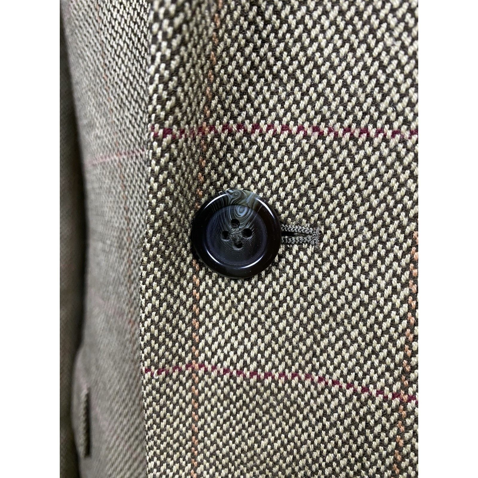 Burberry Burberry Vintage Men's Beige Wool Cashmere Blazer Jacket Siz Size 40R - 8 Thumbnail