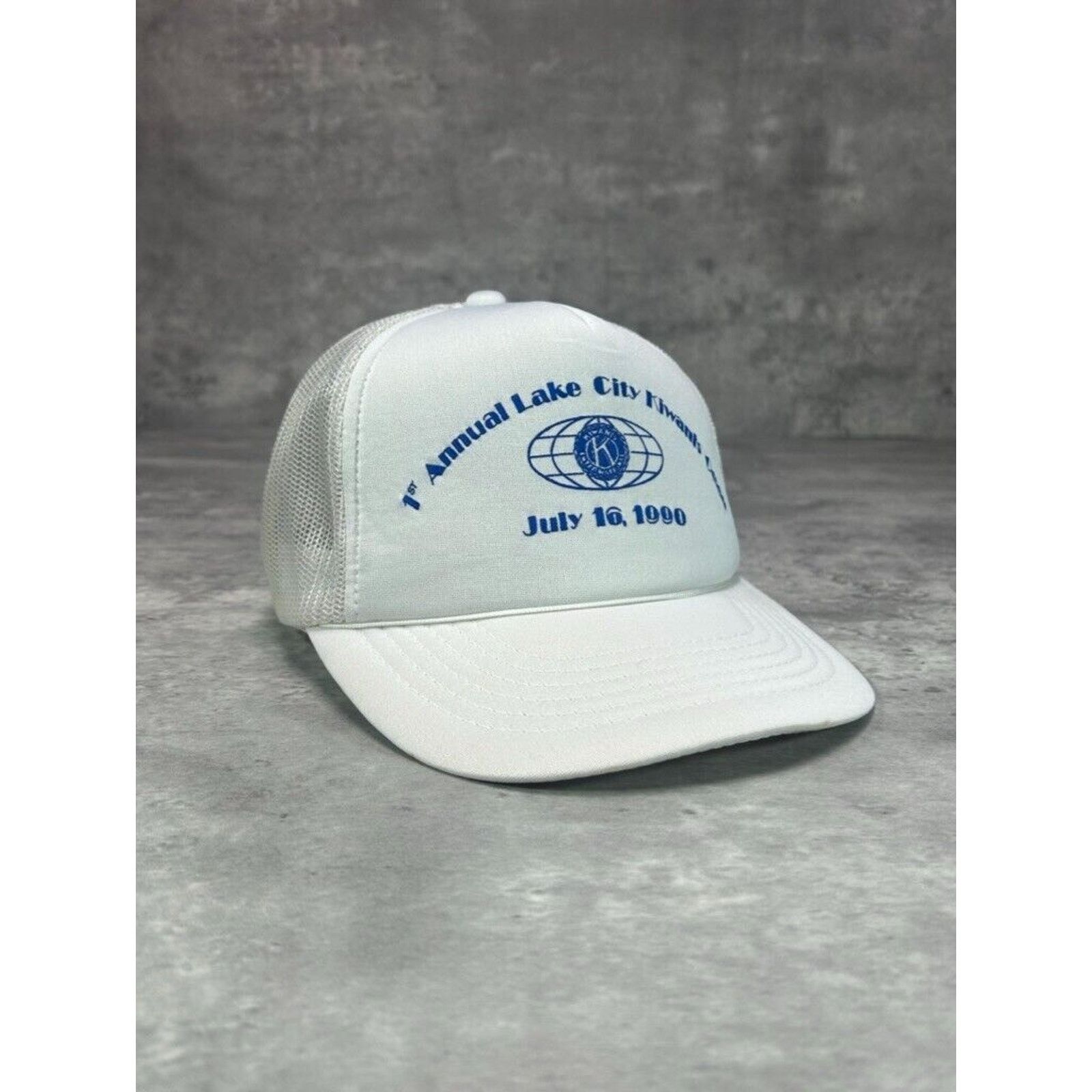 Vintage Vintage 90s Lake City Kiwanis Golf Trucker Snapback Hat OSFA Size ONE SIZE - 1 Thumbnail