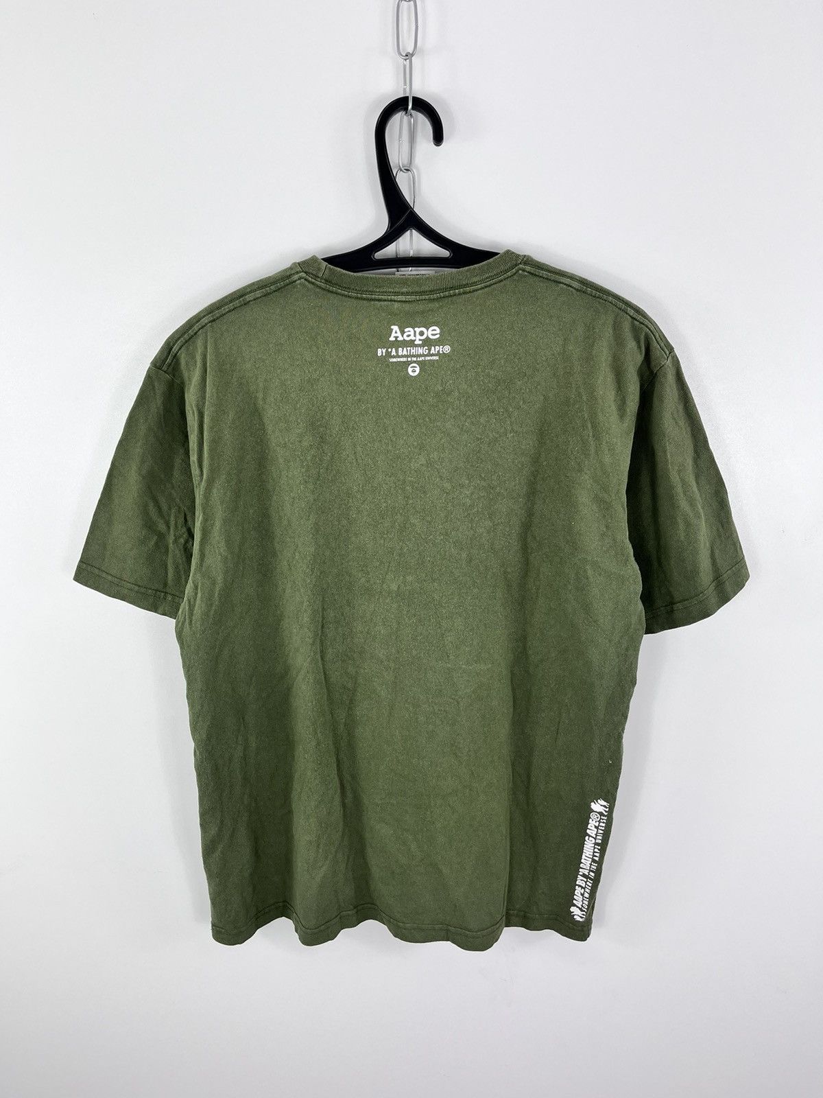 Aape Aape TShirt Y2K Big Logo American Style Green/Olive Size XL Size US XL / EU 56 / 4 - 2 Thumbnail