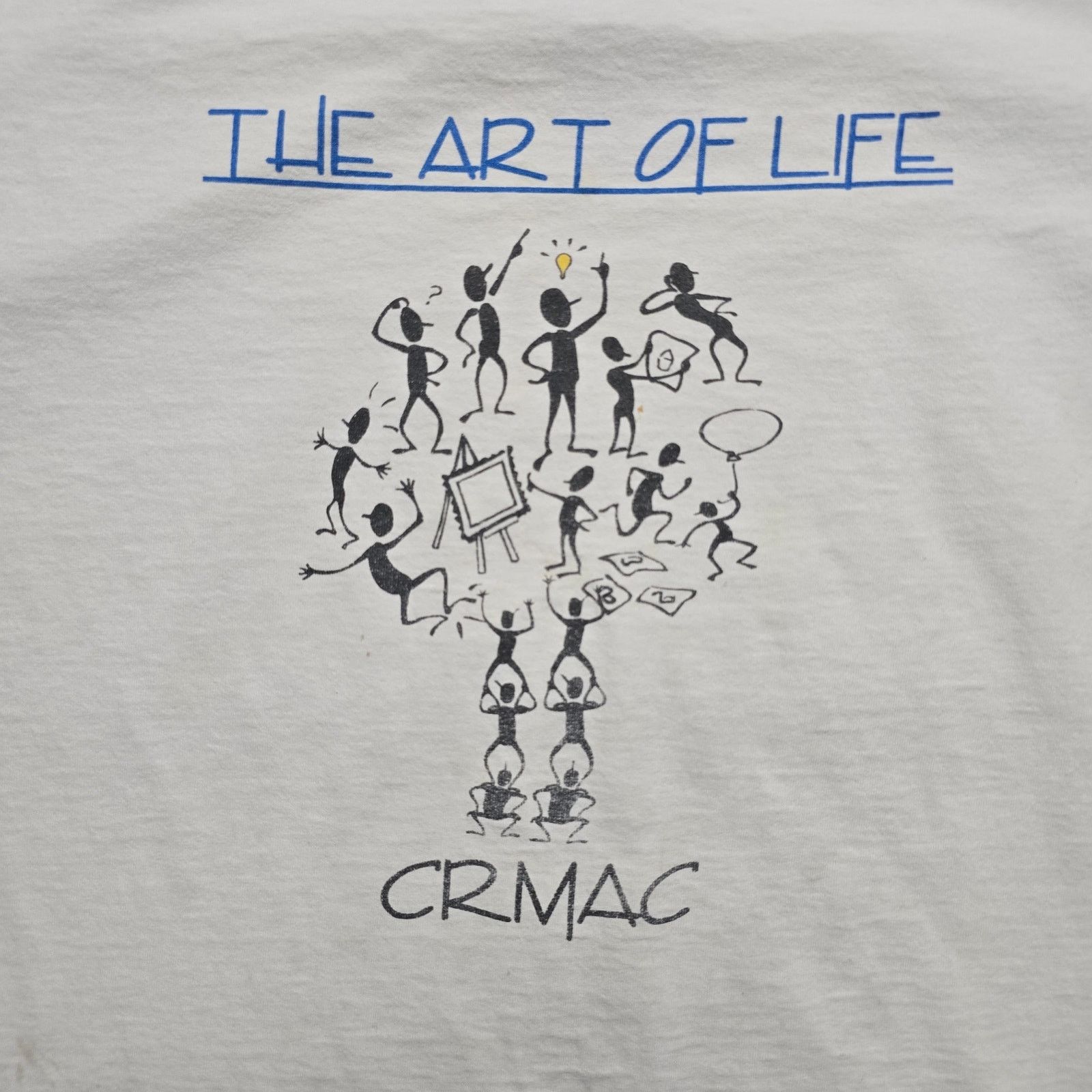 Vintage Vintage Art Of Life Tee CRMC Distressed White L Tee 90s VTG Size L / US 10 / IT 46 - 2 Thumbnail