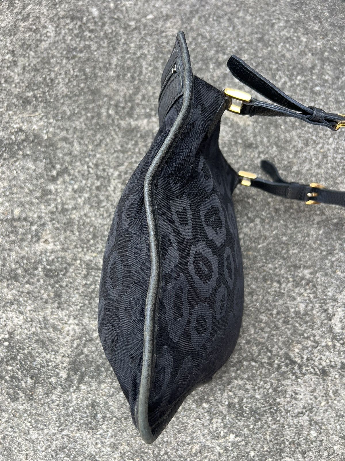 Leather Vintage FEILER Germany Hybrid Leather Jacquard Sling Bag Size ONE SIZE - 11 Thumbnail