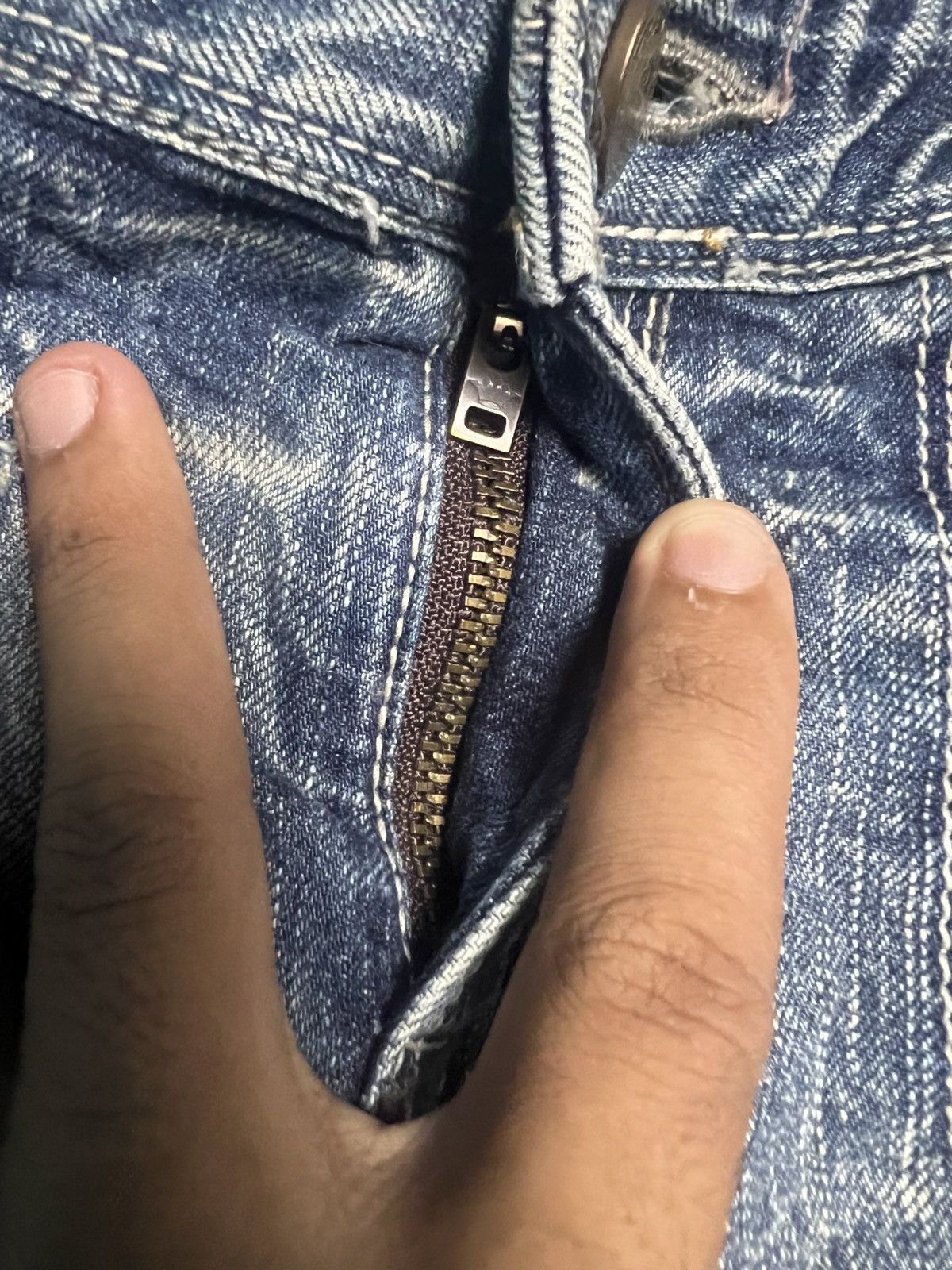 Big John VTG Brappers Japanese Denim Lady Vintage Flare Jeans Y2K(47) Size 32" / US 10 / IT 46 - 7 Thumbnail