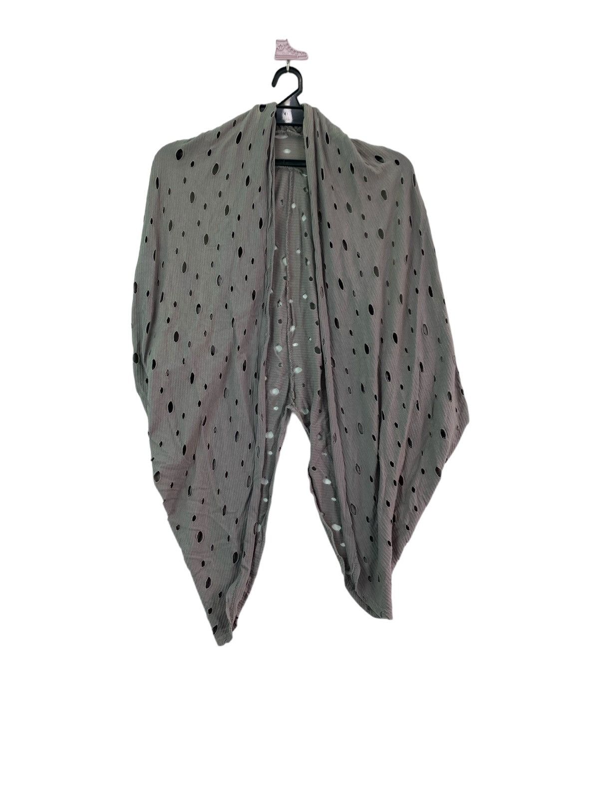 Vintage Rare uniques holes design vest outerwear Size US M / EU 48-50 / 2 - 1 Thumbnail