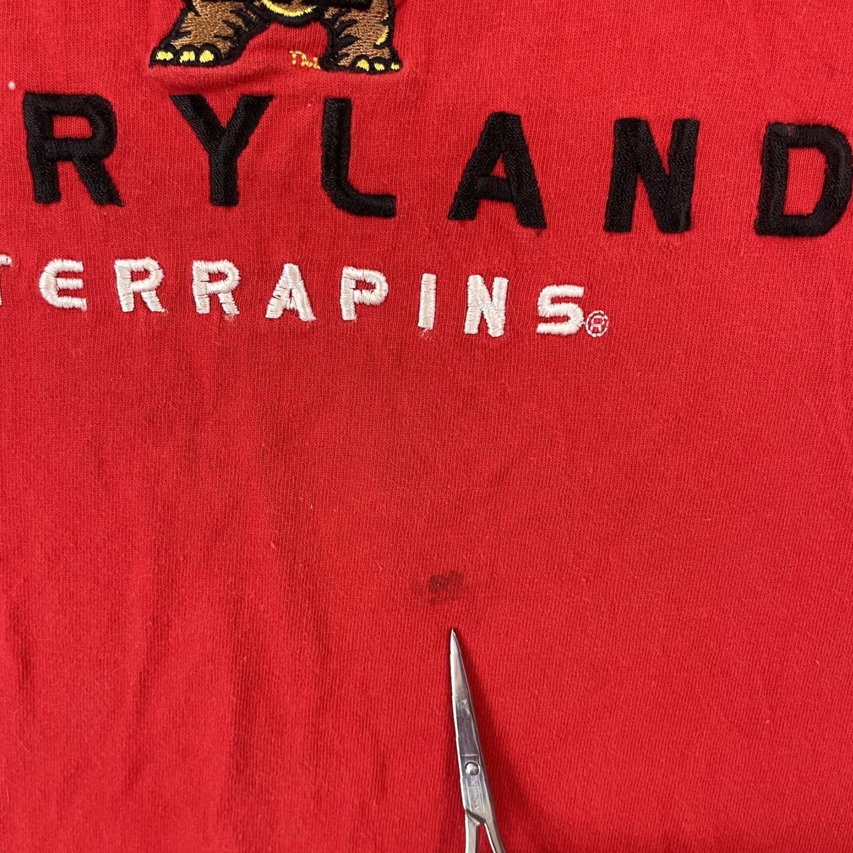 Starter VINTAGE Starter Maryland Terrapins T-Shirt Adult XL Red University College 90s Mens Size US XL / EU 56 / 4 - 5 Thumbnail