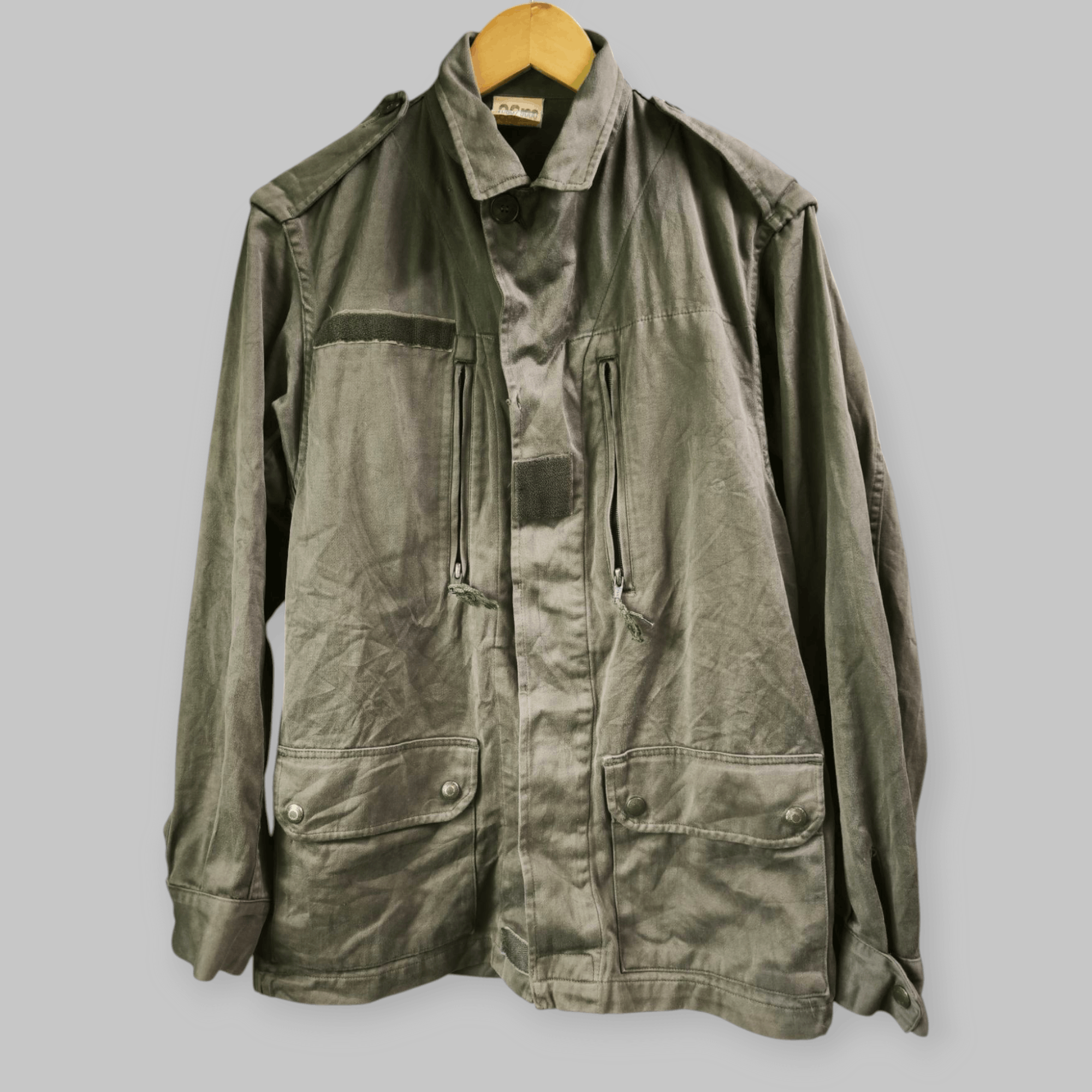 Vintage 1986 Socovet Bais Frecnch Army Field 2 Combat Jacket Size US M / EU 48-50 / 2 - 5 Thumbnail