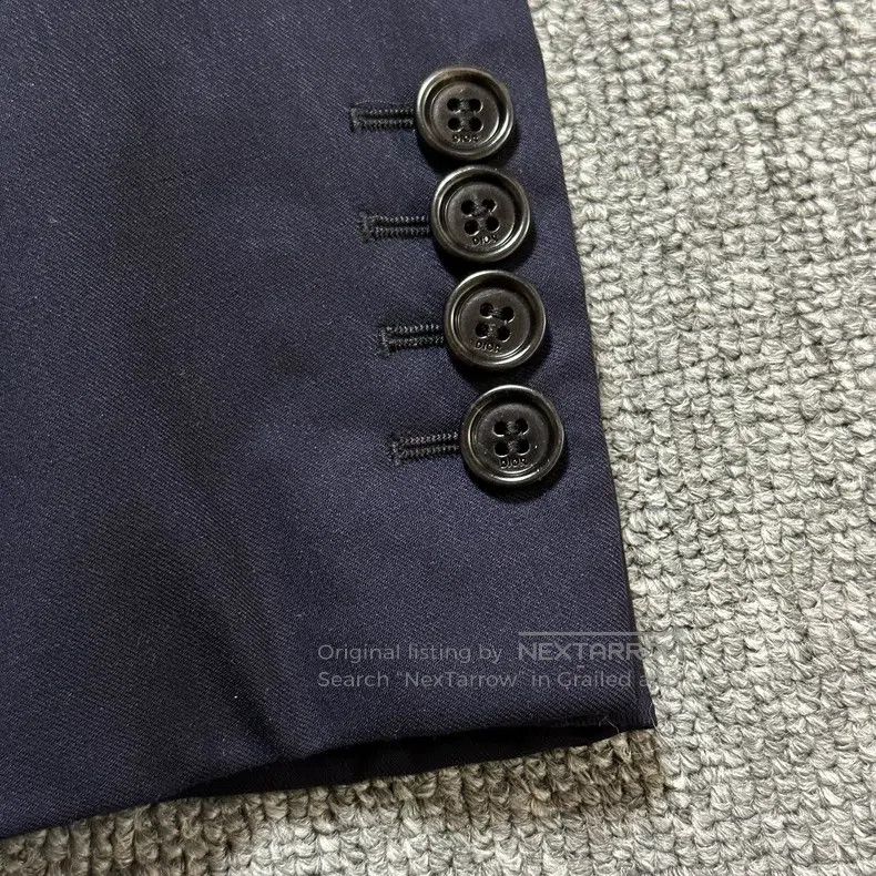 Dior Dior Dark blue cashmere suit set Size 50R - 2 Thumbnail