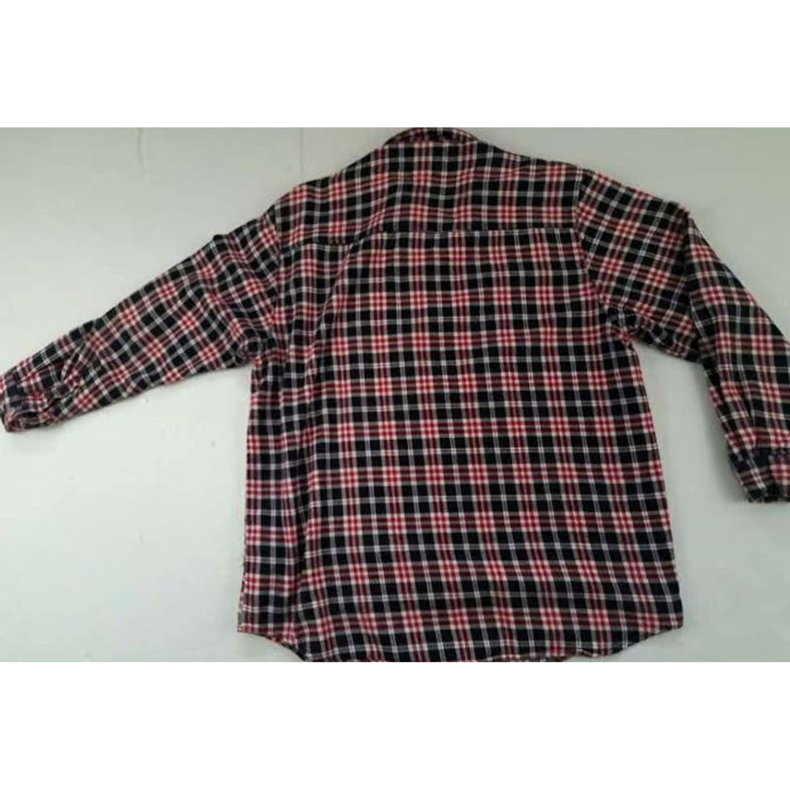 Tommy Hilfiger Tommy Jeans Shirt M Multicolor Flannel Plaid Full Zip Outdoor Cotton Heavy Cotton Shirt Mens Medium 1990s Size US M / EU 48-50 / 2 - 7 Thumbnail