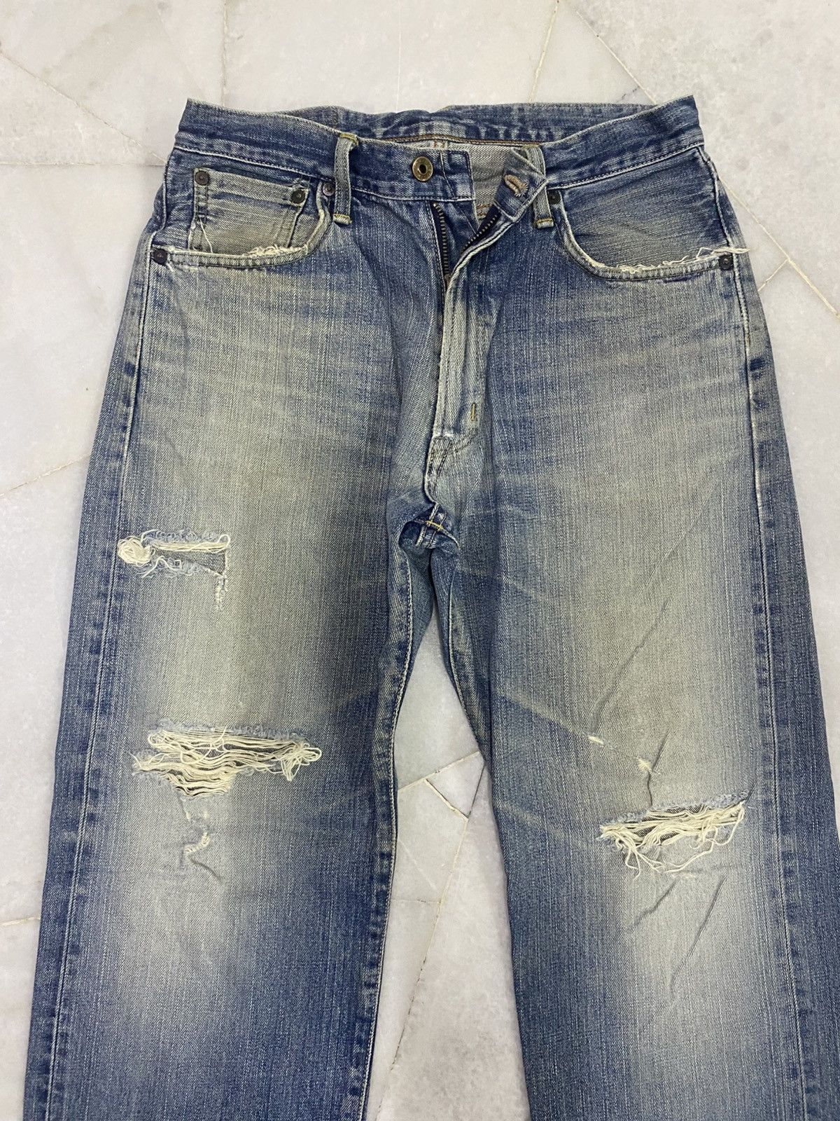Edwin Size 29x32 Vintage Edwin 505 Selvedge Denim Jeans Size US 29 - 4 Thumbnail