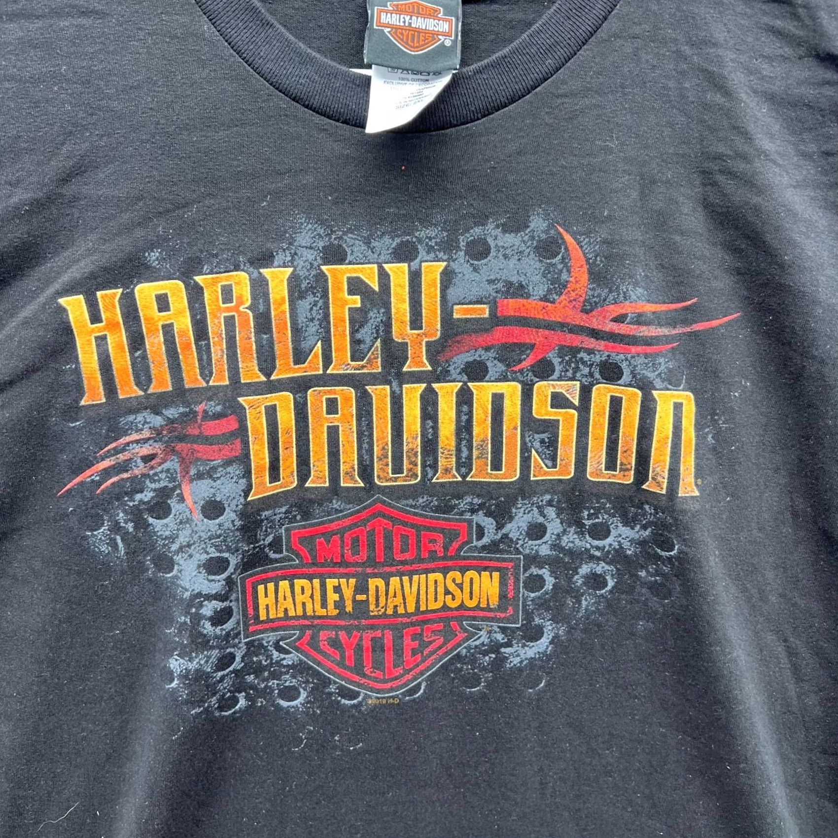 Harley Davidson Harley-Davidson Shirt Men 2XL Black Crewneck Short Sleeve Logo Motorcycle 2018 Vintage No N/A Size US XXL / EU 58 / 5 - 5 Thumbnail