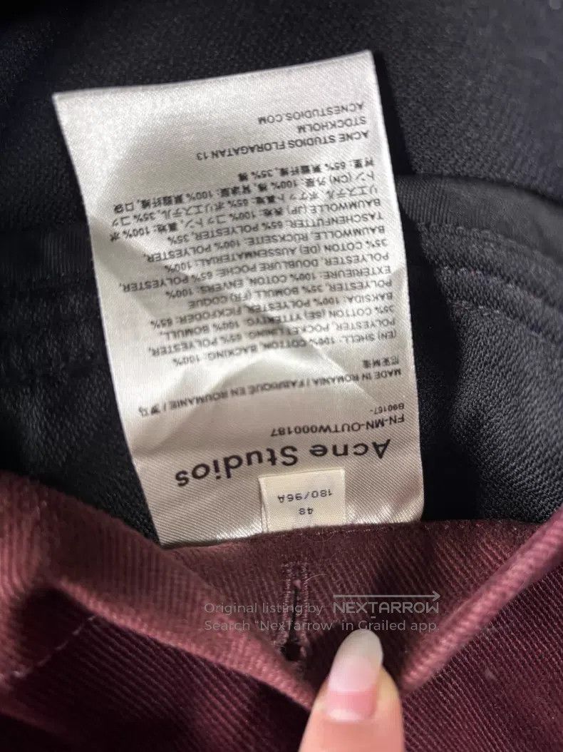 Acne Studios Acne Studios Brick Red Smile Sweatshirt, Classic Style, Un Size US M / EU 48-50 / 2 - 5 Thumbnail