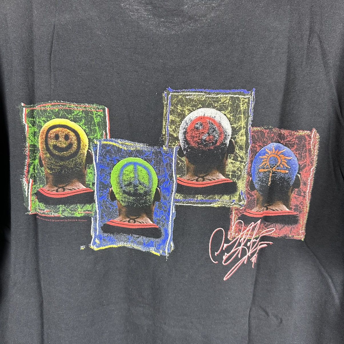 NBA Vintage 90s Dennis Rodman Sign of the Times NBA T-shirt Size US L / EU 52-54 / 3 - 4 Thumbnail