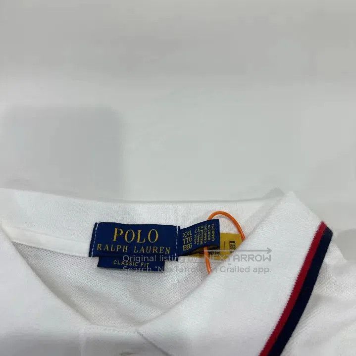 Polo Ralph Lauren Polo Ralph Lauren Classic Logo Stripe Short Sleeve Polo. Size US XXL / EU 58 / 5 - 4 Thumbnail