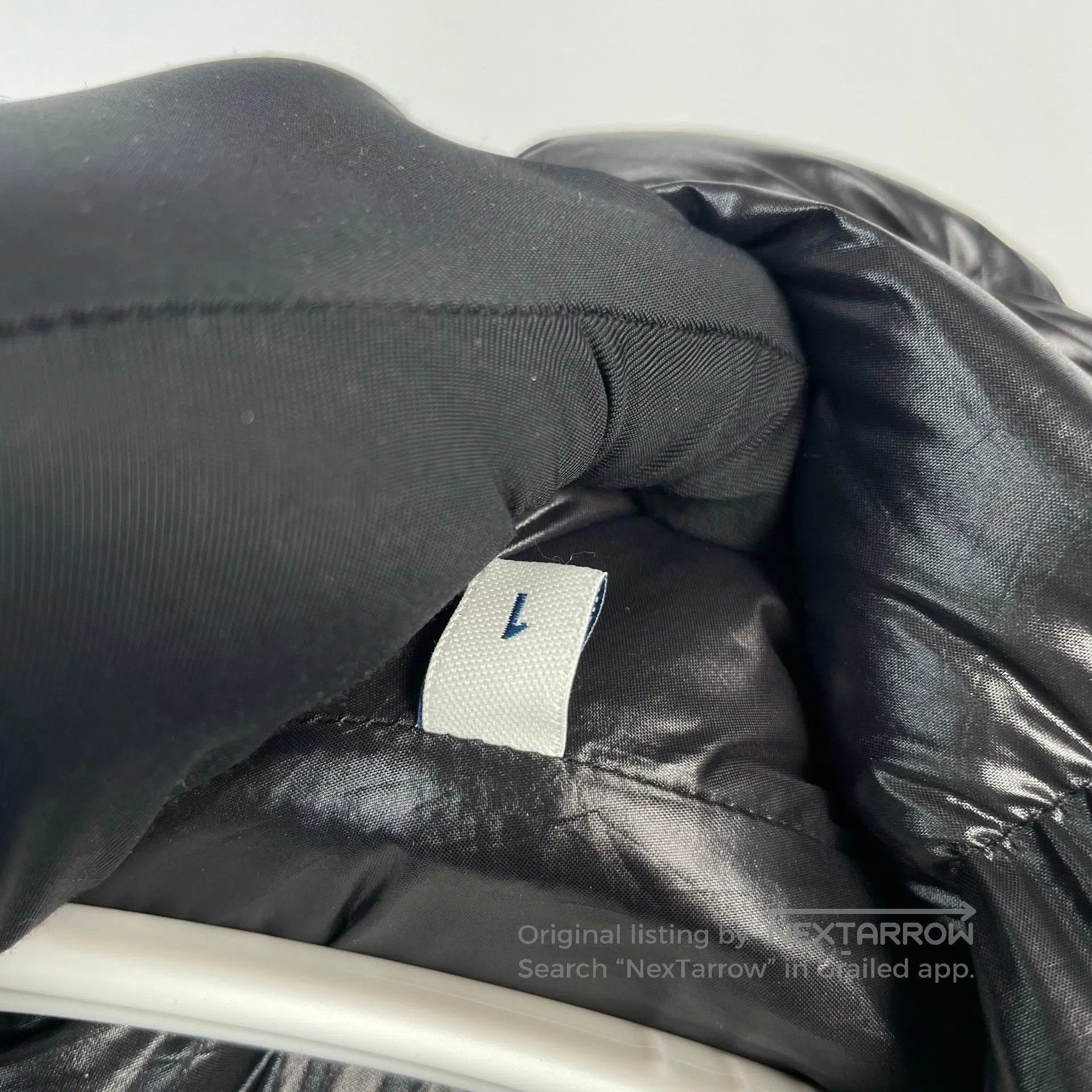 Moncler Moncler Black Glossy Long Down Jacket with Hood and Faux F Size US S / EU 44-46 / 1 - 5 Thumbnail