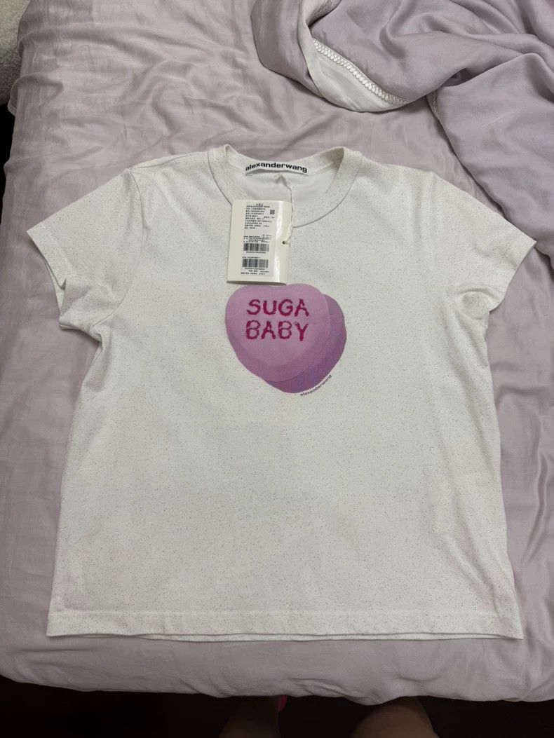 Alexander Wang Alexanderwang SUGA BABY T-shirt - dmc Size US S / EU 44-46 / 1 - 1 Thumbnail