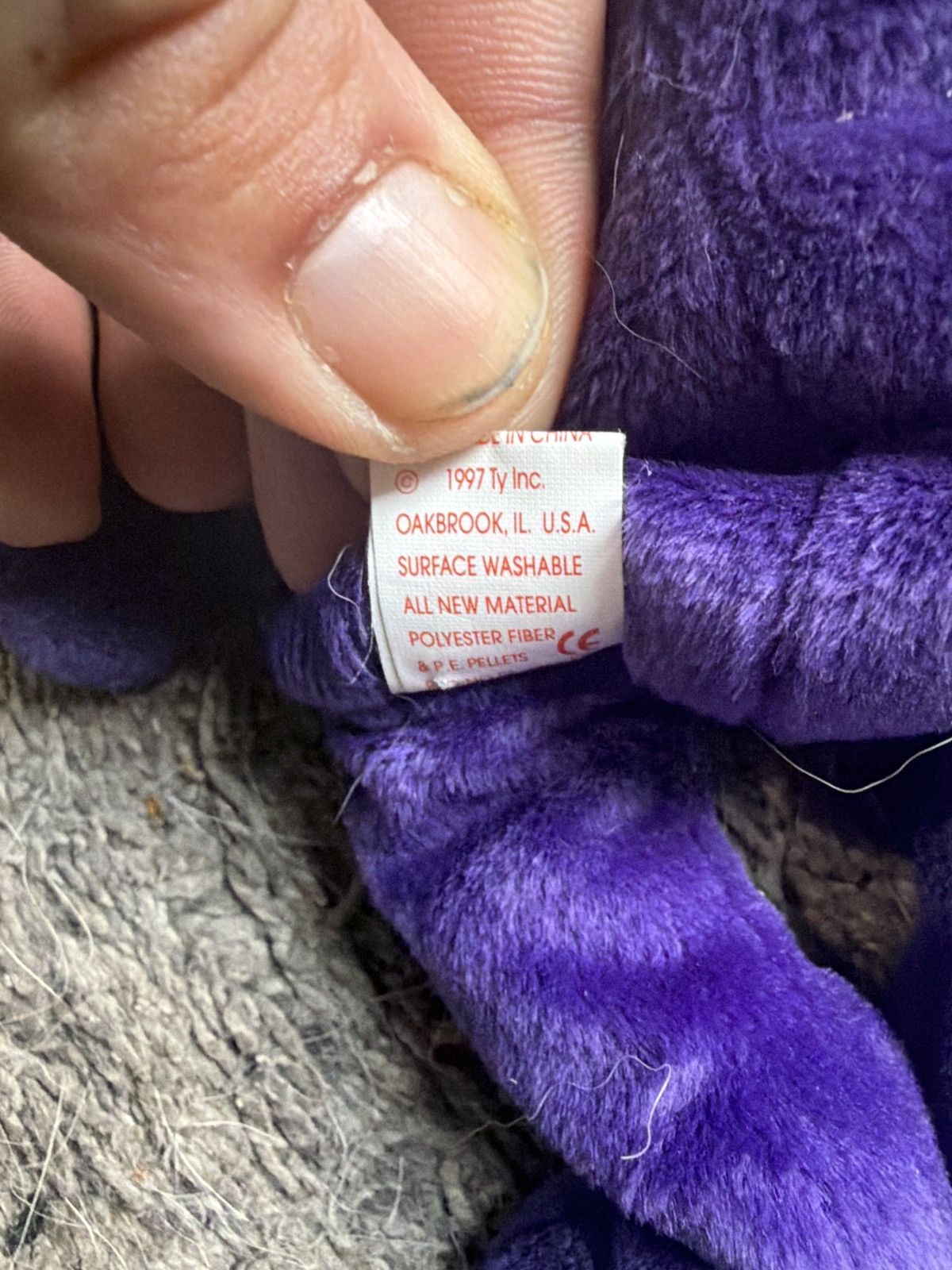 Vintage 1997 Ty Princess Beanie Baby Size ONE SIZE - 7 Thumbnail