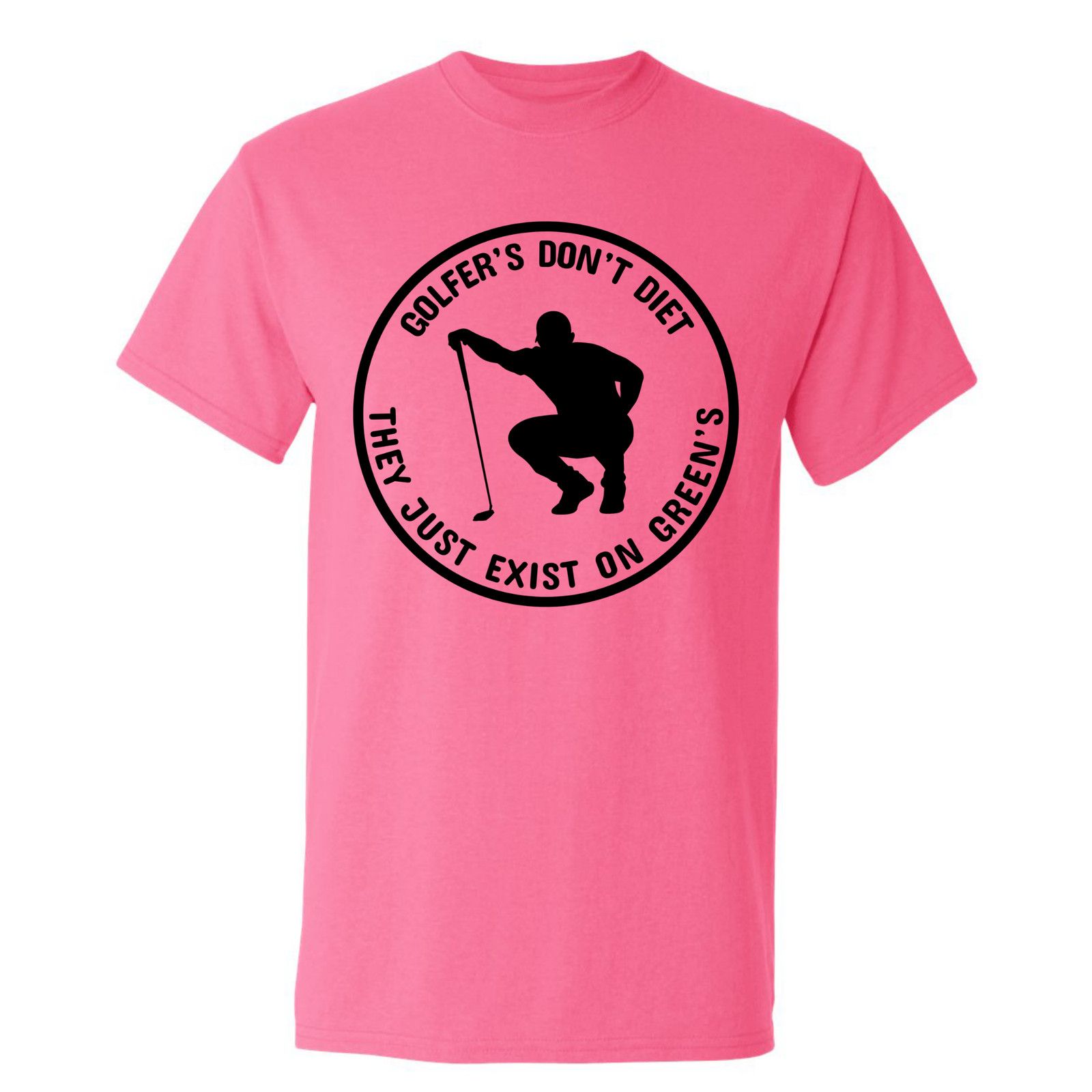 Gildan Golfers Don't Diet Greens Funny Man Golfer Kneeling T-Shirt Size US L / EU 52-54 / 3 - 16 Thumbnail