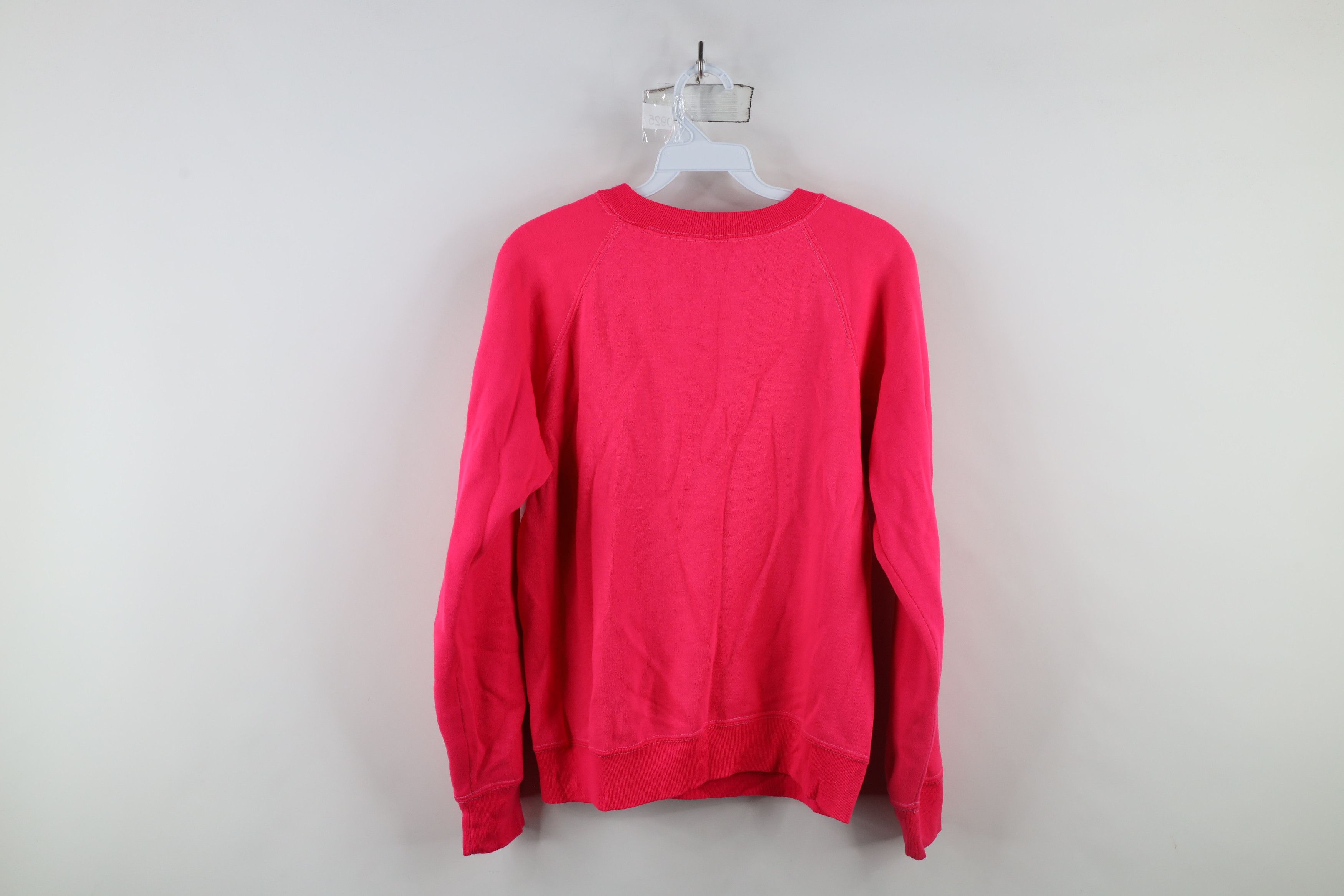 Vintage Vintage 60s 70s Streetwear Crewneck Sweatshirt Pink USA Size M / US 6-8 / IT 42-44 - 9 Thumbnail