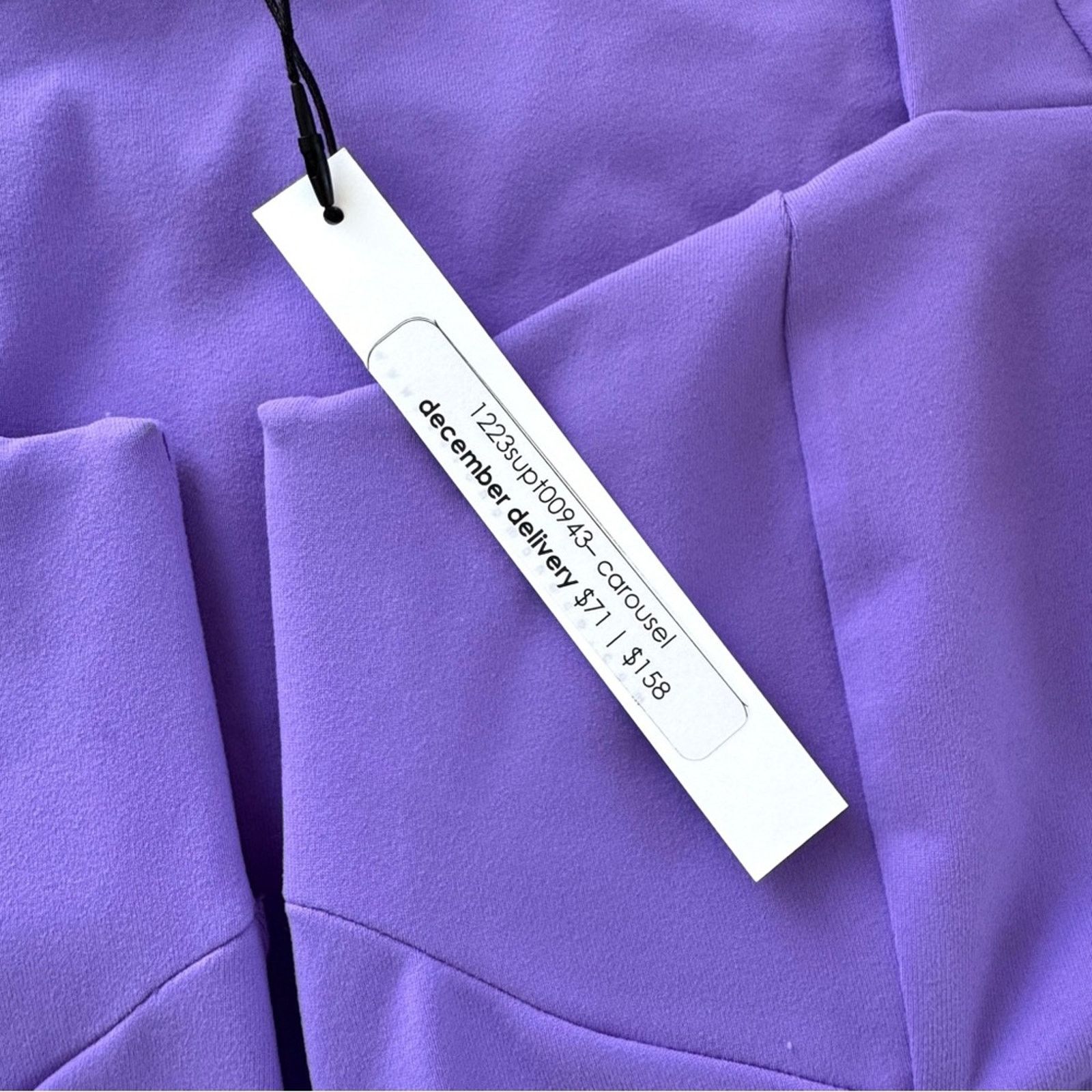 Susana Monaco NWT SUSANA MONACO Purple Long Sleeve Women's Crop Top Size S Size S / US 4 / IT 40 - 3 Thumbnail