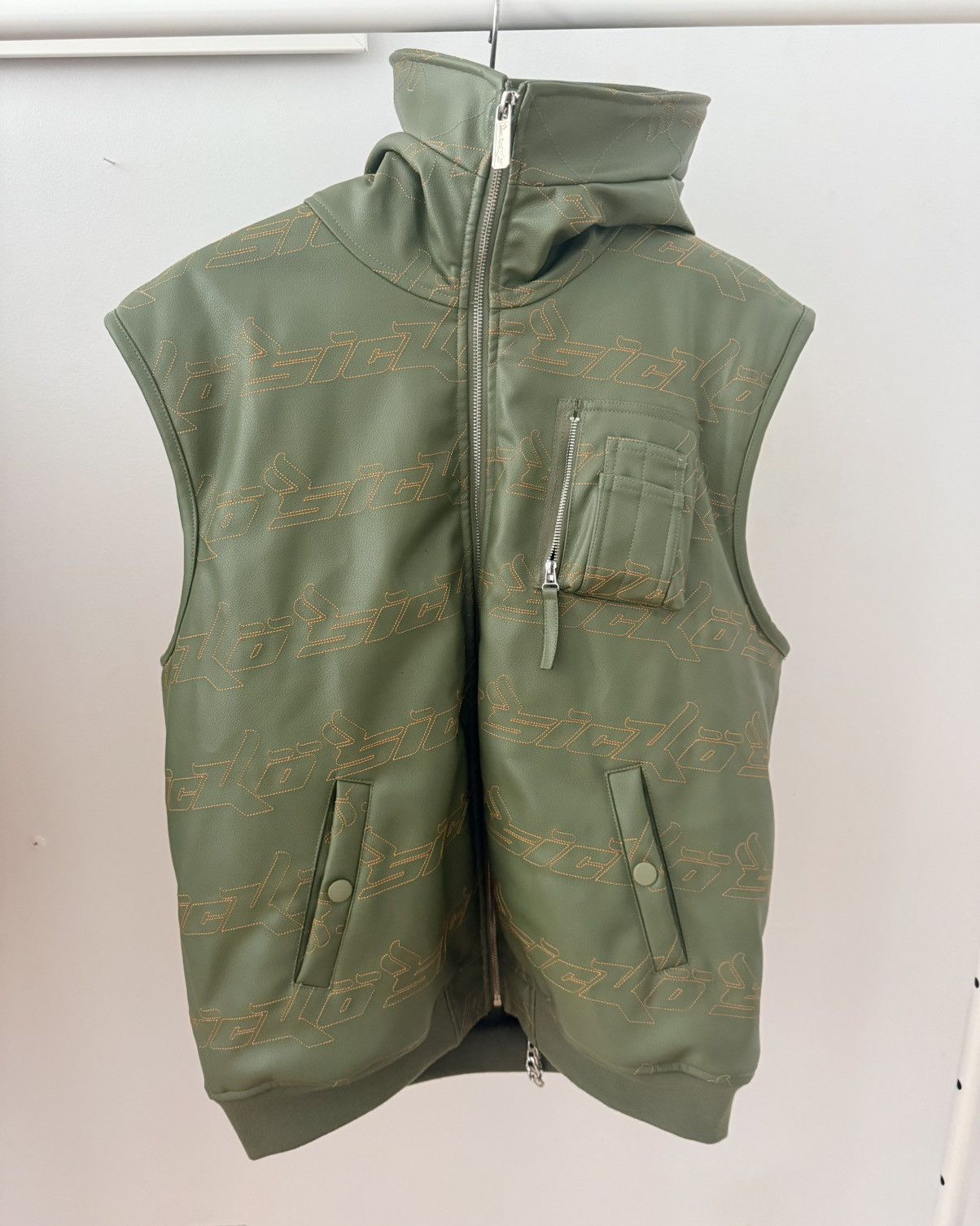 Sicko Sold Out Sicko Leather Vest Size US XXL / EU 58 / 5 - 1 Thumbnail