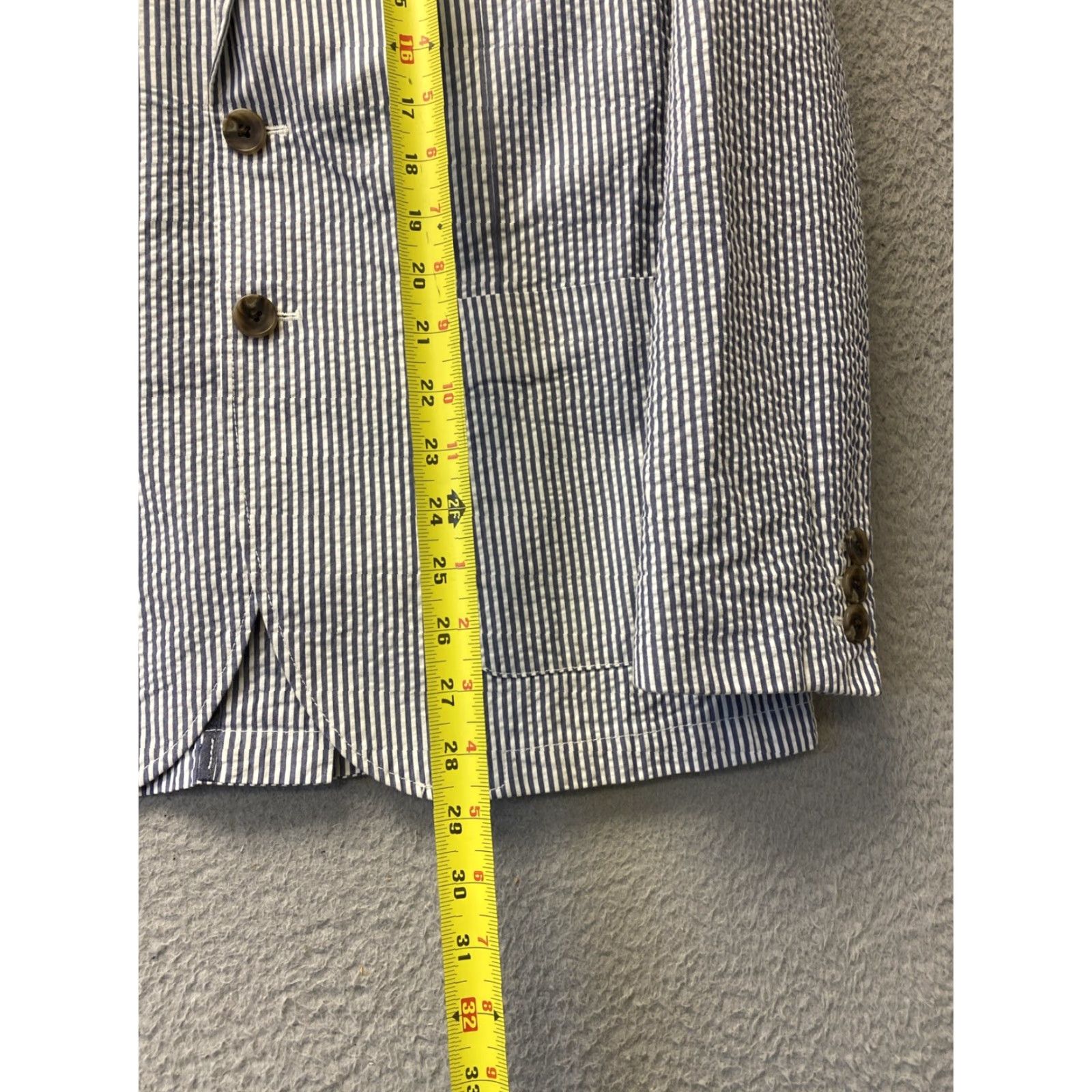 Gap GAP SEERSUCKER LIGHT GRAY STRIPES SUMMER SPORT COAT JACKET MEN'S S NICE /149-15 Size US S / EU 44-46 / 1 - 5 Thumbnail
