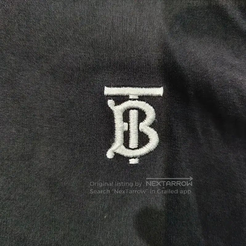 Burberry Burberry Black Cotton Women's T-Shirt. Size L / US 10 / IT 46 - 3 Thumbnail