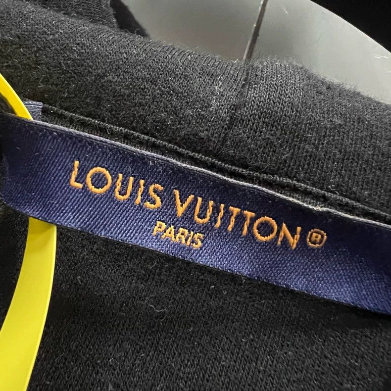 Louis Vuitton Louis Vuitton Black Beaded Zip Hoodie 2502-Nextarrow Size US XXL / EU 58 / 5 - 2 Thumbnail