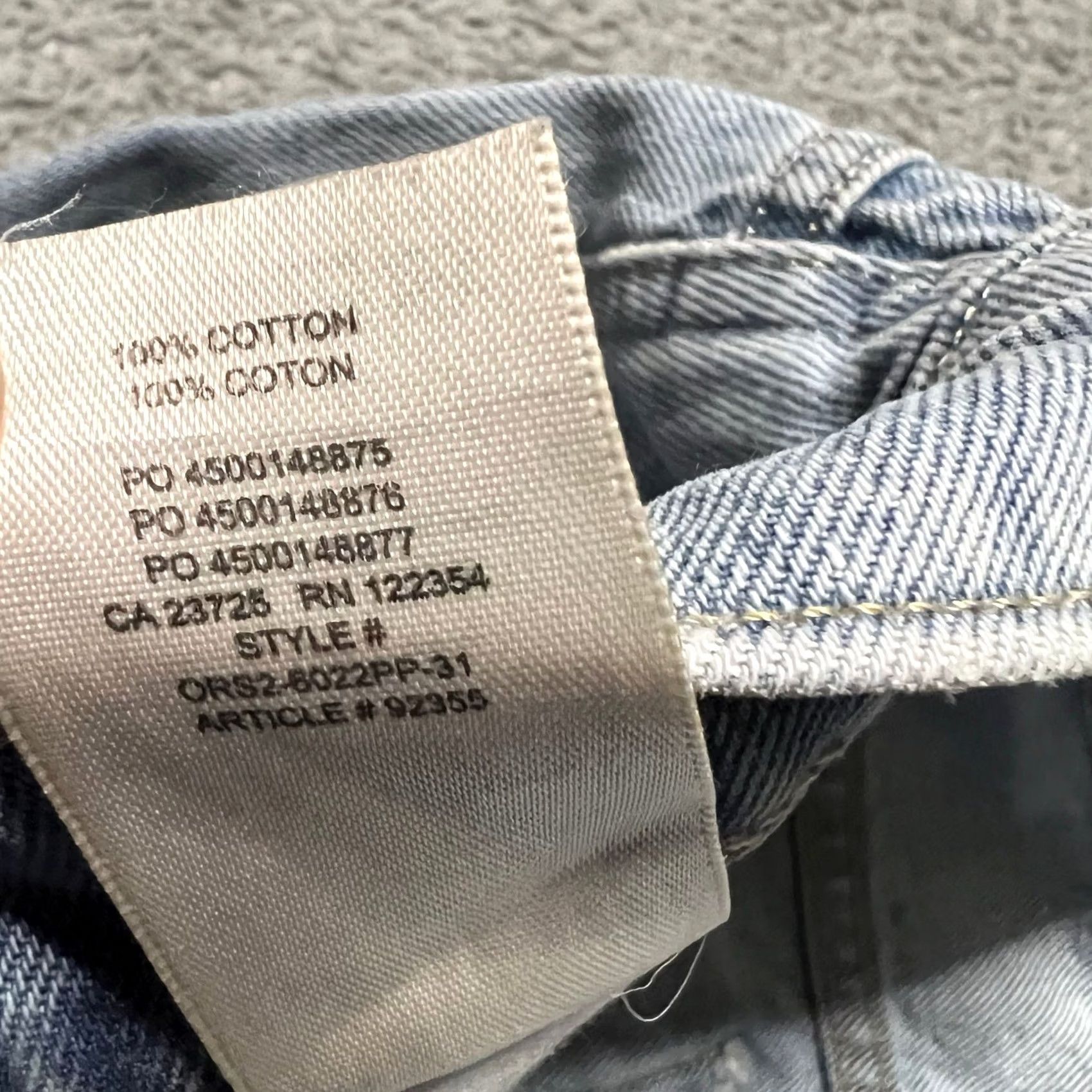 Vintage Sunday Best Aritzia Jeans Womens 6 (30x31) Distressed Straight High Rise Blue Jeans Womens 6 Regular Straight 30x31 Distressed High Rise Mens? Womens Size 28" / US 6 / IT 42 - 6 Thumbnail