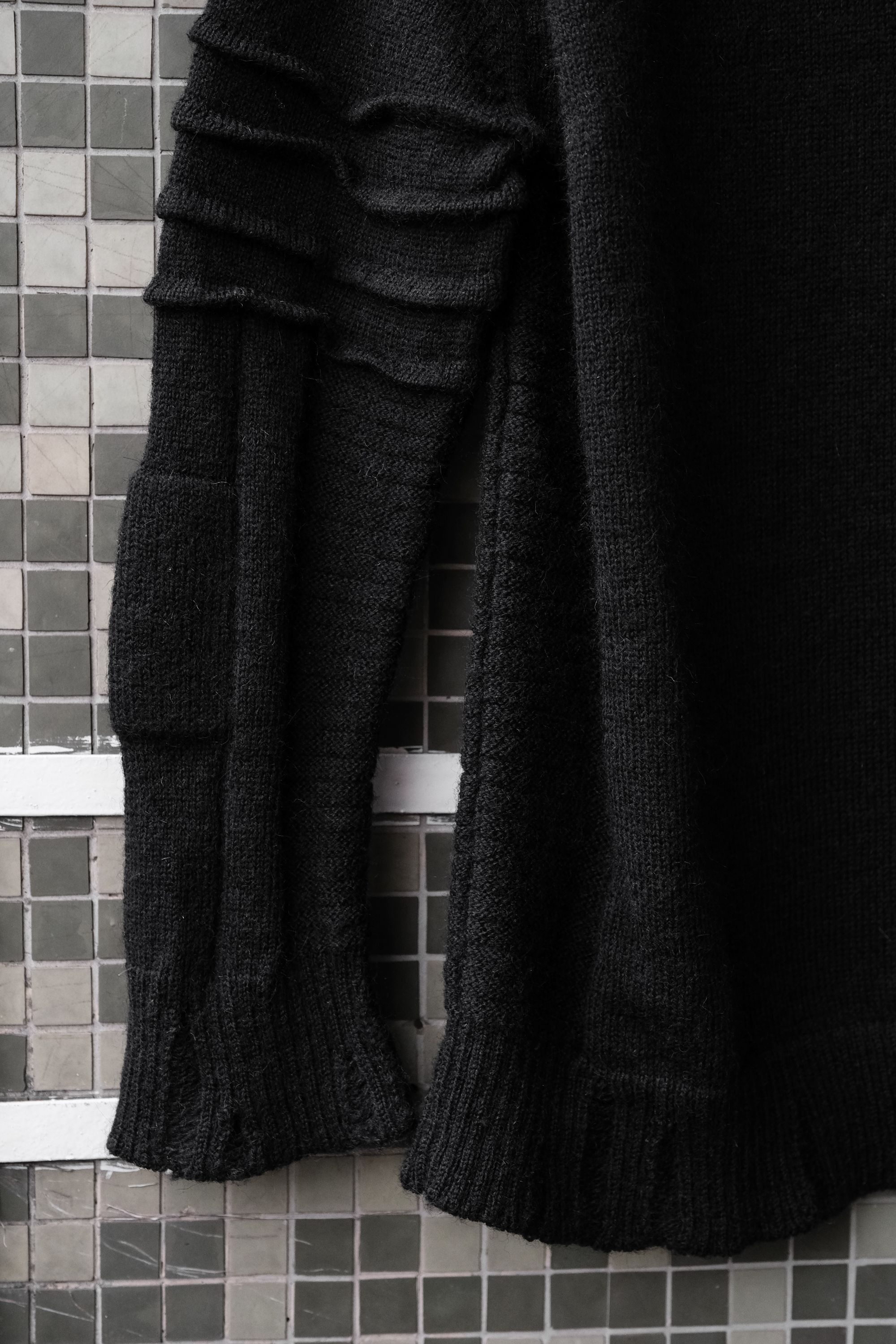 Ambush Design AMBUSH Distressed Hi-Neck Wool Sweater Size US S / EU 44-46 / 1 - 2 Thumbnail