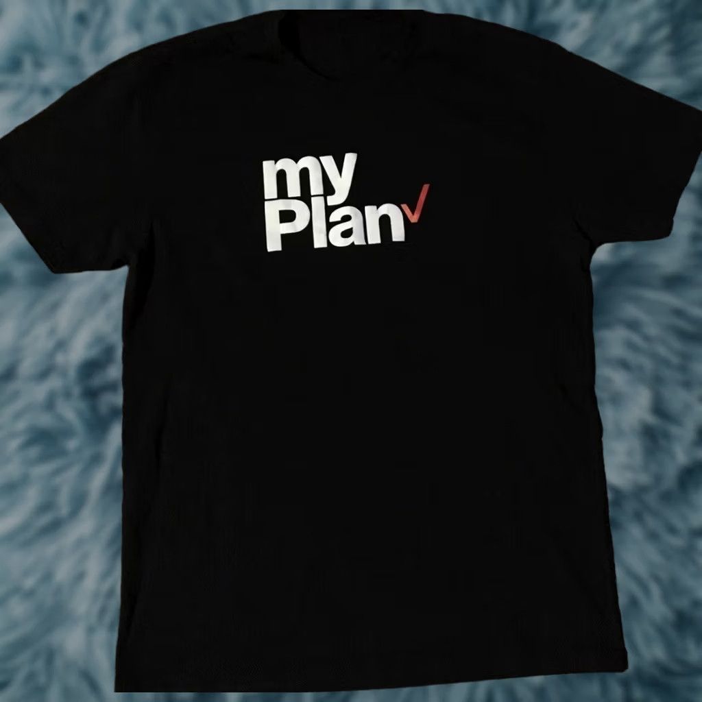 Apple Verizon Promo Shirt L Black Cotton Vintage 90s Y2K Cell Phone Grunge Computer Mens T-Shirt Size US L / EU 52-54 / 3 - 1 Thumbnail
